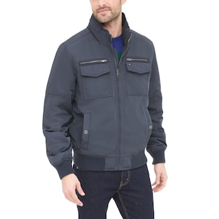 Foto 1 | Chaqueta Tommy Hilfiger Ligera De Microsarga Azul Marino Xxl Para Hombre - Venta Internacional.