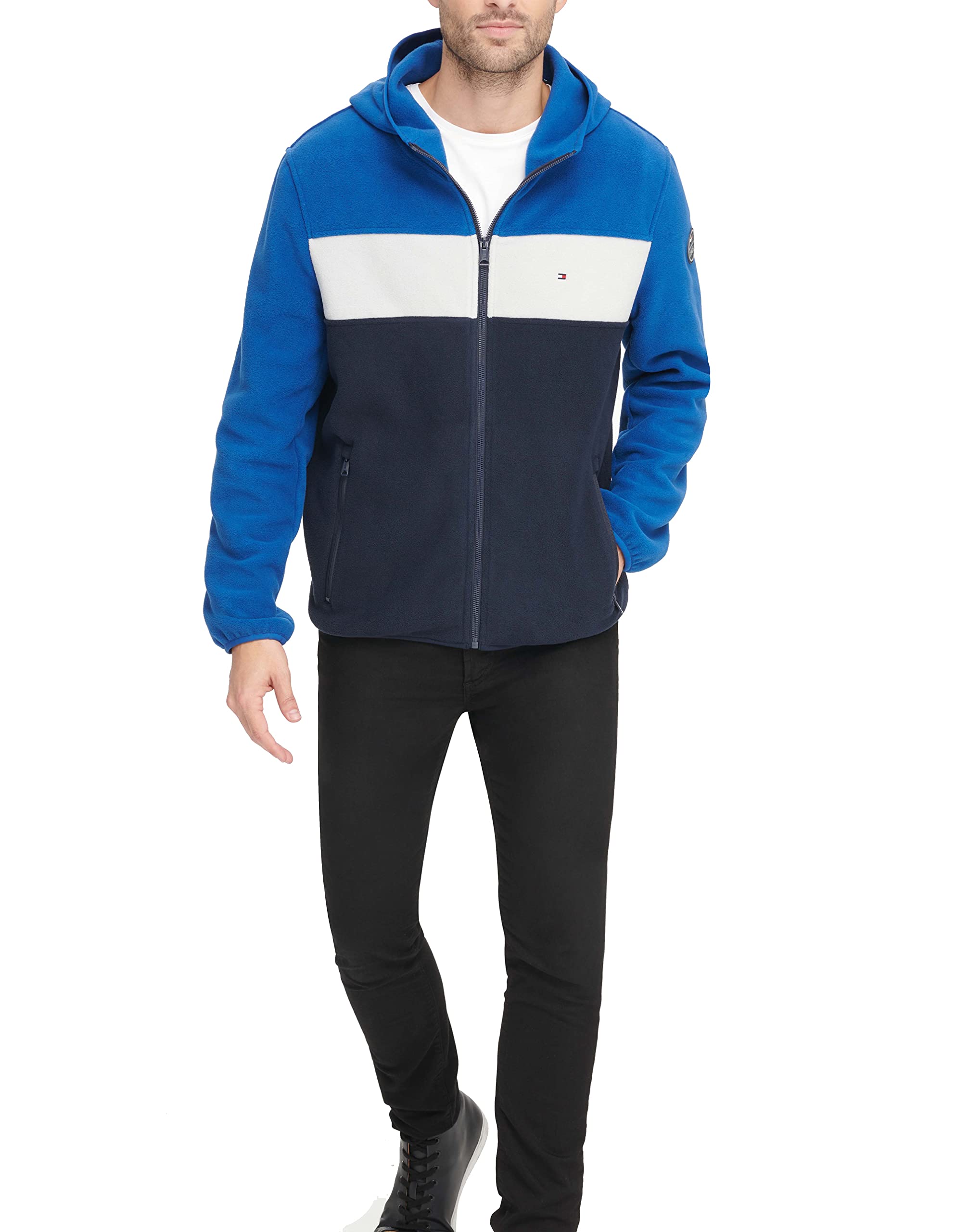 Foto 2 pulgar | Chaqueta Polar De Alto Rendimiento Con Capucha Tommy Hilfiger Para Hombre Xxl - Venta Internacional.