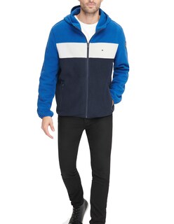 Foto 1 | Chaqueta Polar De Alto Rendimiento Con Capucha Tommy Hilfiger Para Hombre Xxl - Venta Internacional.