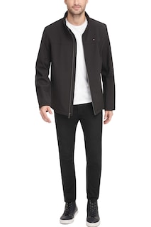 Foto 3 | Chaqueta Tommy Hilfiger Classic Soft Shell Para Hombre Negra Xl Tall - Venta Internacional.