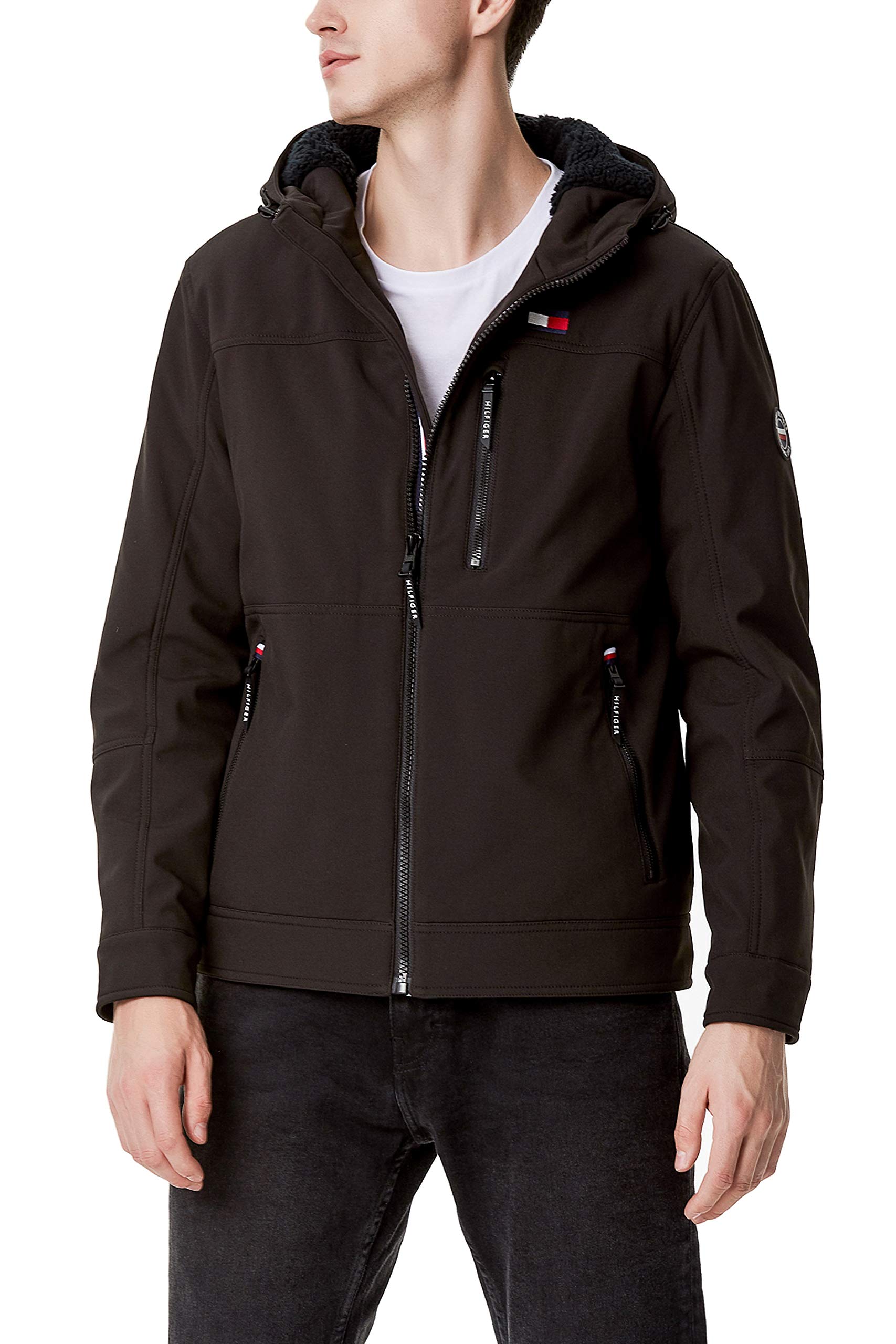 Foto 2 pulgar | Chaqueta Tommy Hilfiger Negra para Hombre con Relleno de Tela Blanda - Venta Internacional