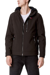 Foto 1 | Chaqueta Tommy Hilfiger Negra para Hombre con Relleno de Tela Blanda - Venta Internacional