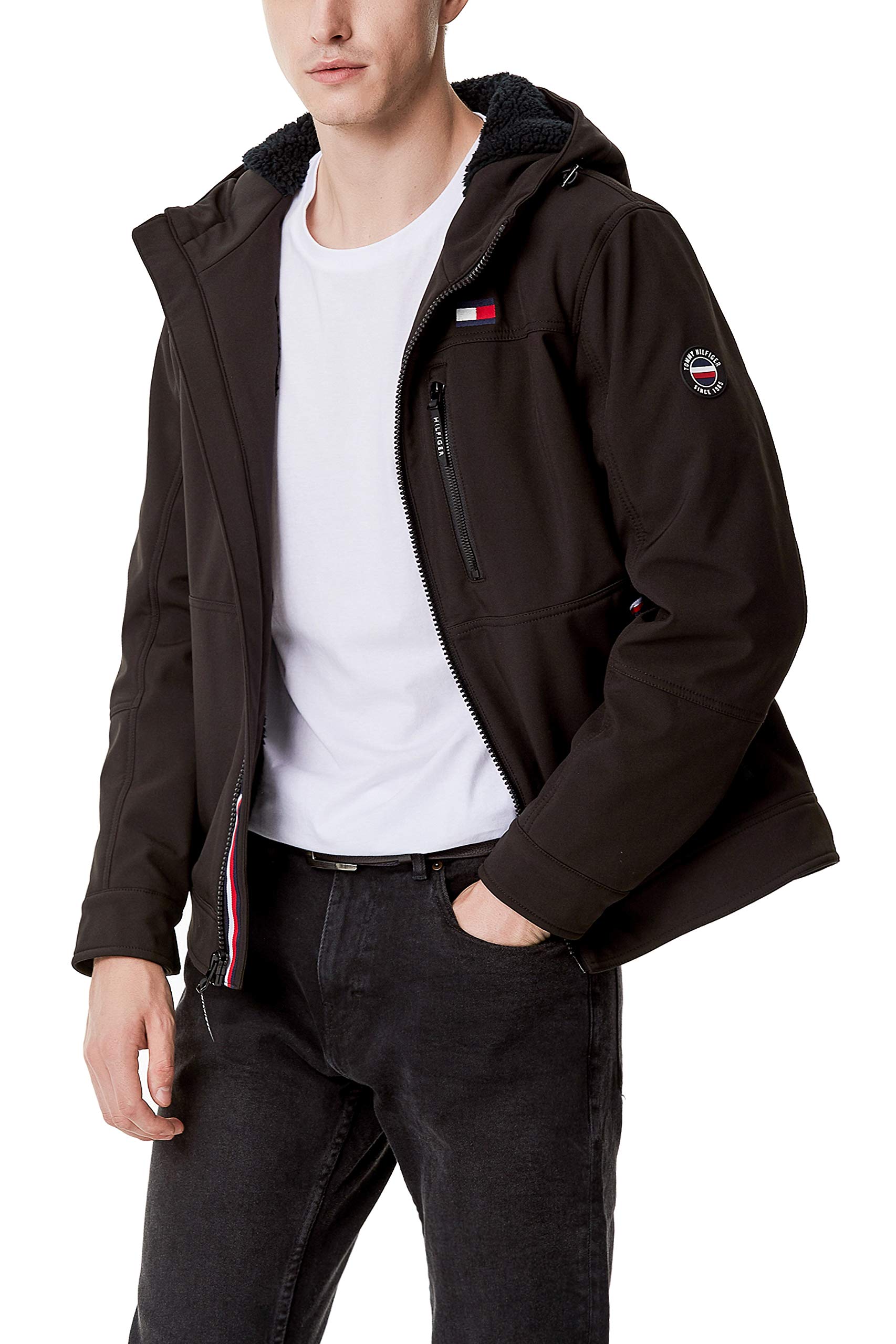 Foto 3 pulgar | Chaqueta Tommy Hilfiger Negra para Hombre con Relleno de Tela Blanda - Venta Internacional