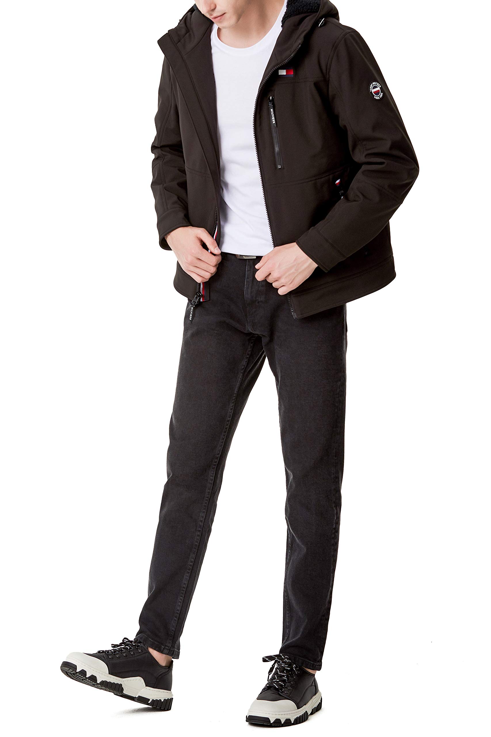 Foto 4 pulgar | Chaqueta Tommy Hilfiger Negra para Hombre con Relleno de Tela Blanda - Venta Internacional
