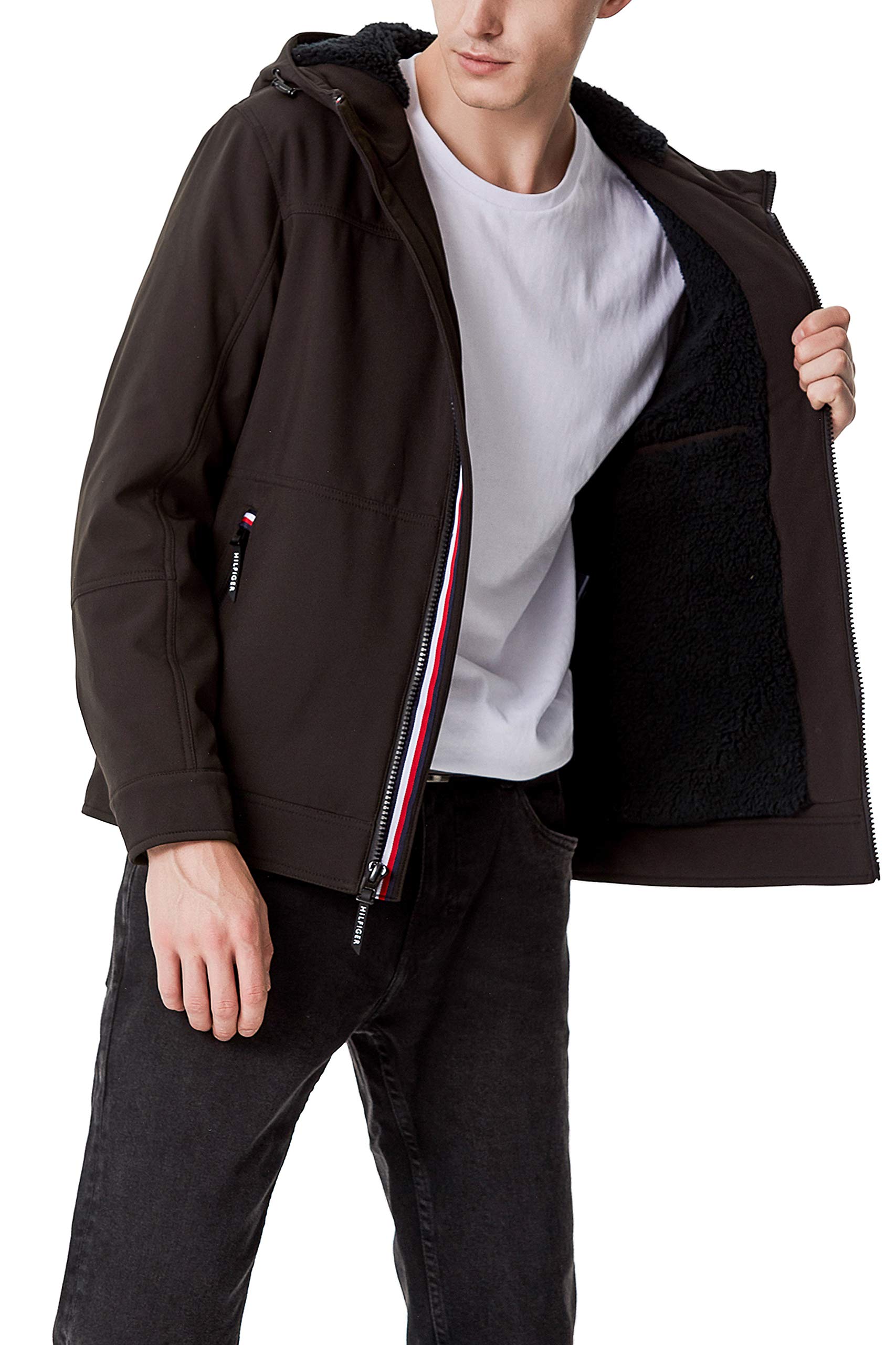 Foto 5 pulgar | Chaqueta Tommy Hilfiger Negra para Hombre con Relleno de Tela Blanda - Venta Internacional
