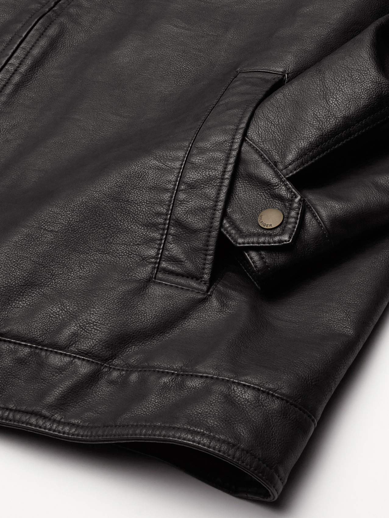 Foto 4 pulgar | Chaqueta Tommy Hilfiger Classic De Piel Sintética Para Hombre, Color Marrón - Venta Internacional.