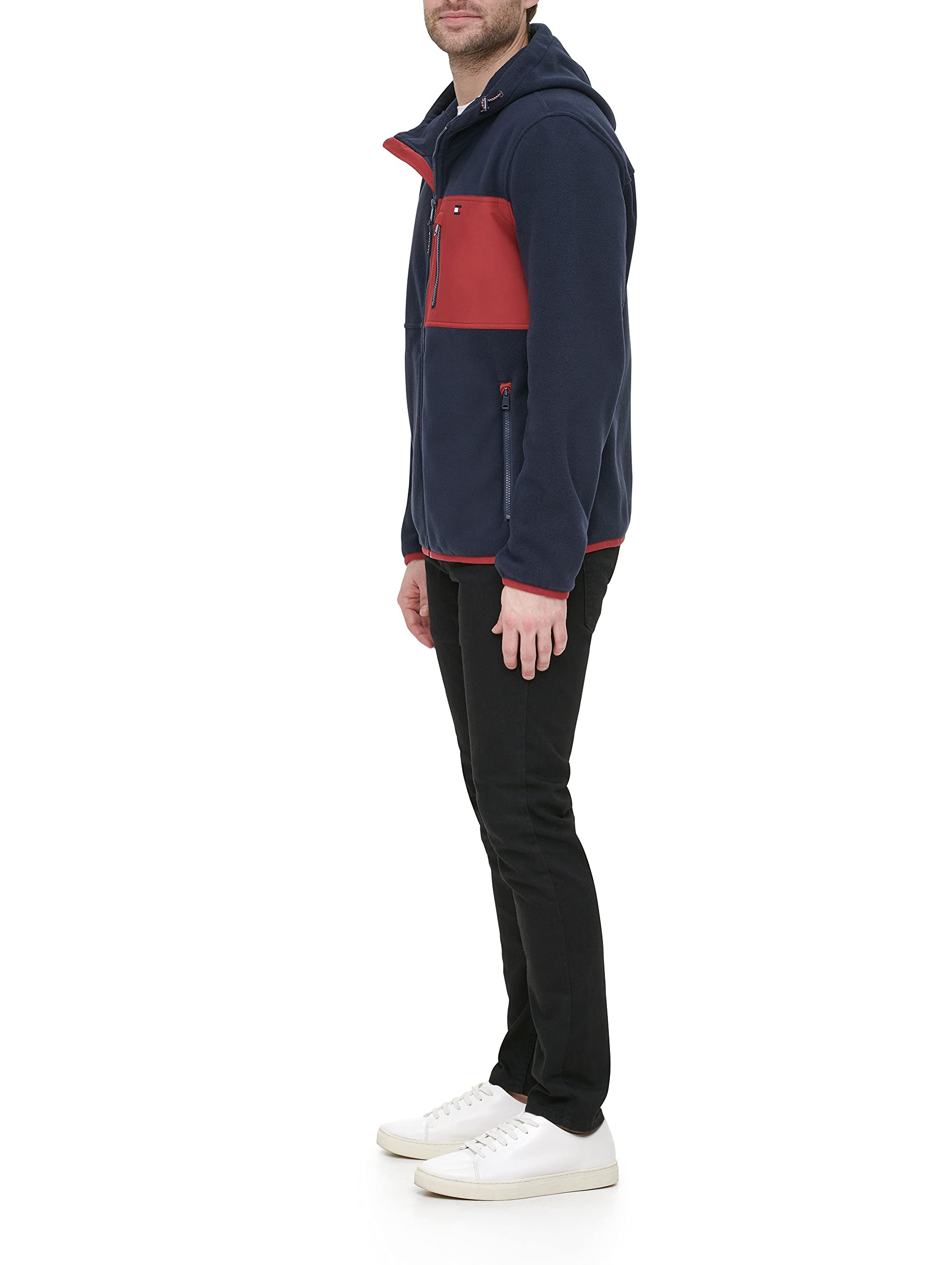 Foto 4 pulgar | Chaqueta Tommy Hilfiger De Forro Polar De Alto Rendimiento Con Capucha Para Hombre - Venta Internacional.