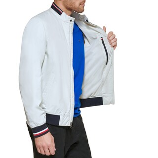 Foto 2 | Chaqueta Tipo Bomber Tommy Hilfiger, Ligera, De Punto Acanalado - Venta Internacional.