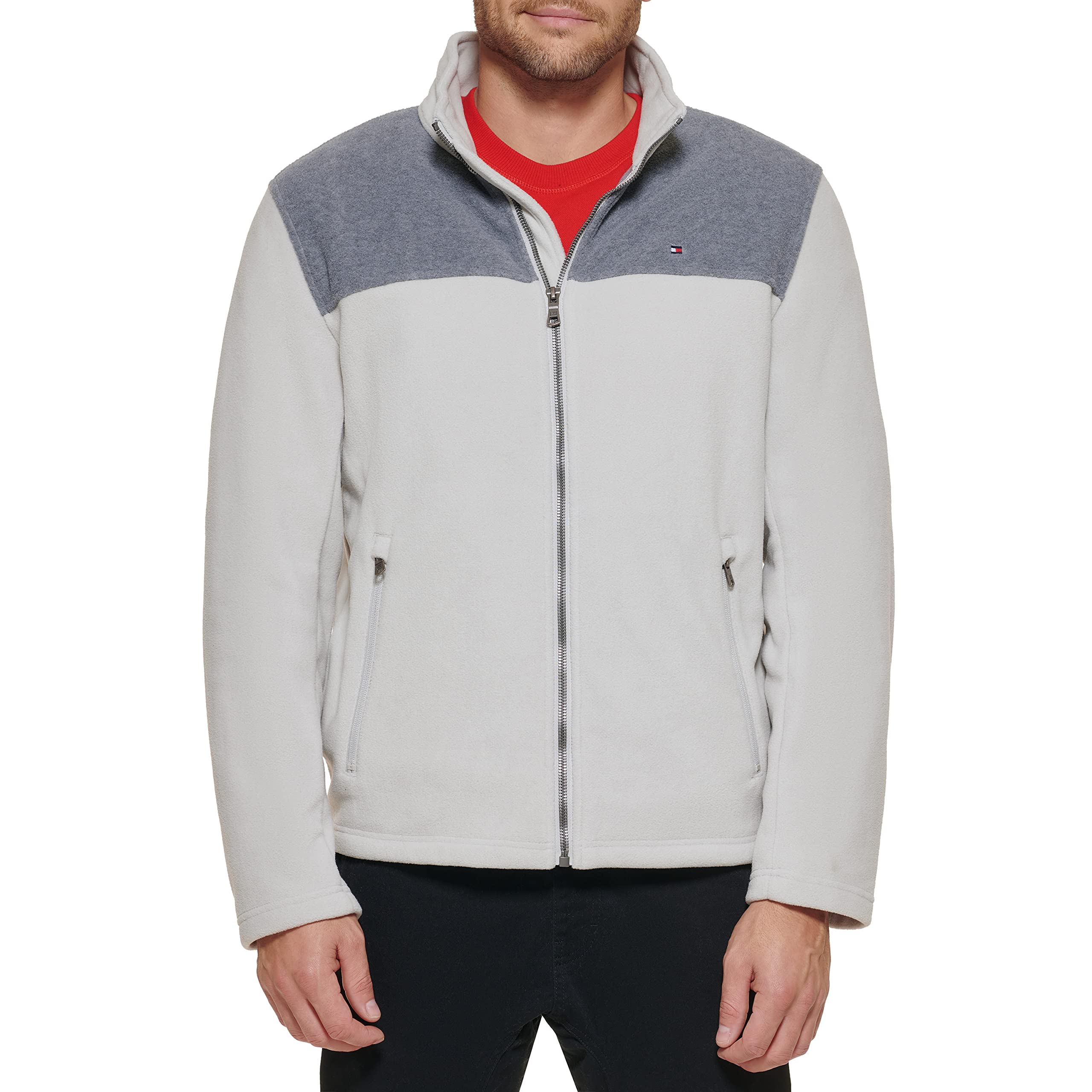 Foto 2 pulgar | Chaqueta Tommy Hilfiger De Forro Polar Clásico Con Cremallera Para Hombre - Venta Internacional.