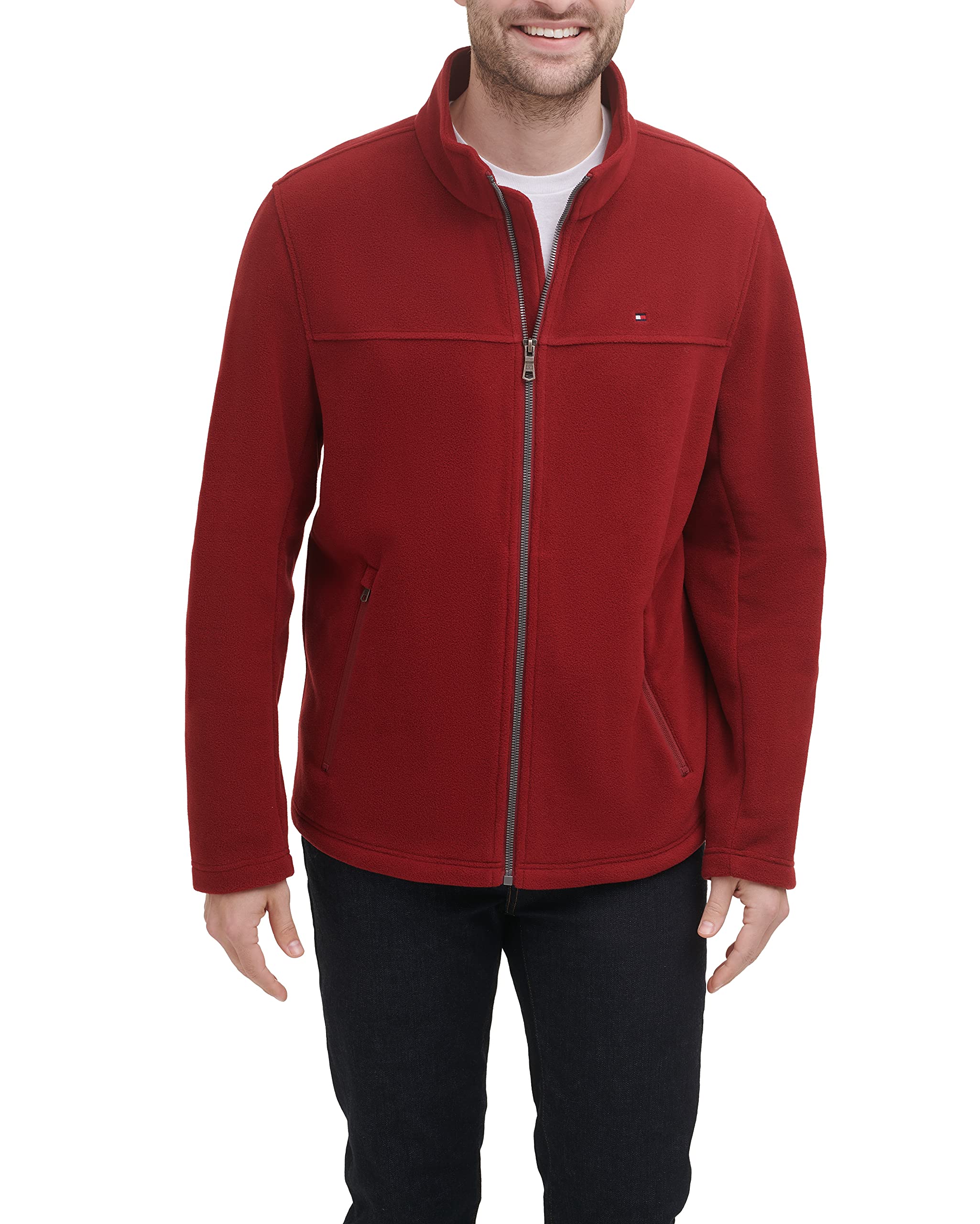Foto 2 pulgar | Chaqueta Tommy Hilfiger De Forro Polar Clásico Con Cremallera Frontal Para Hombre - Venta Internacional.