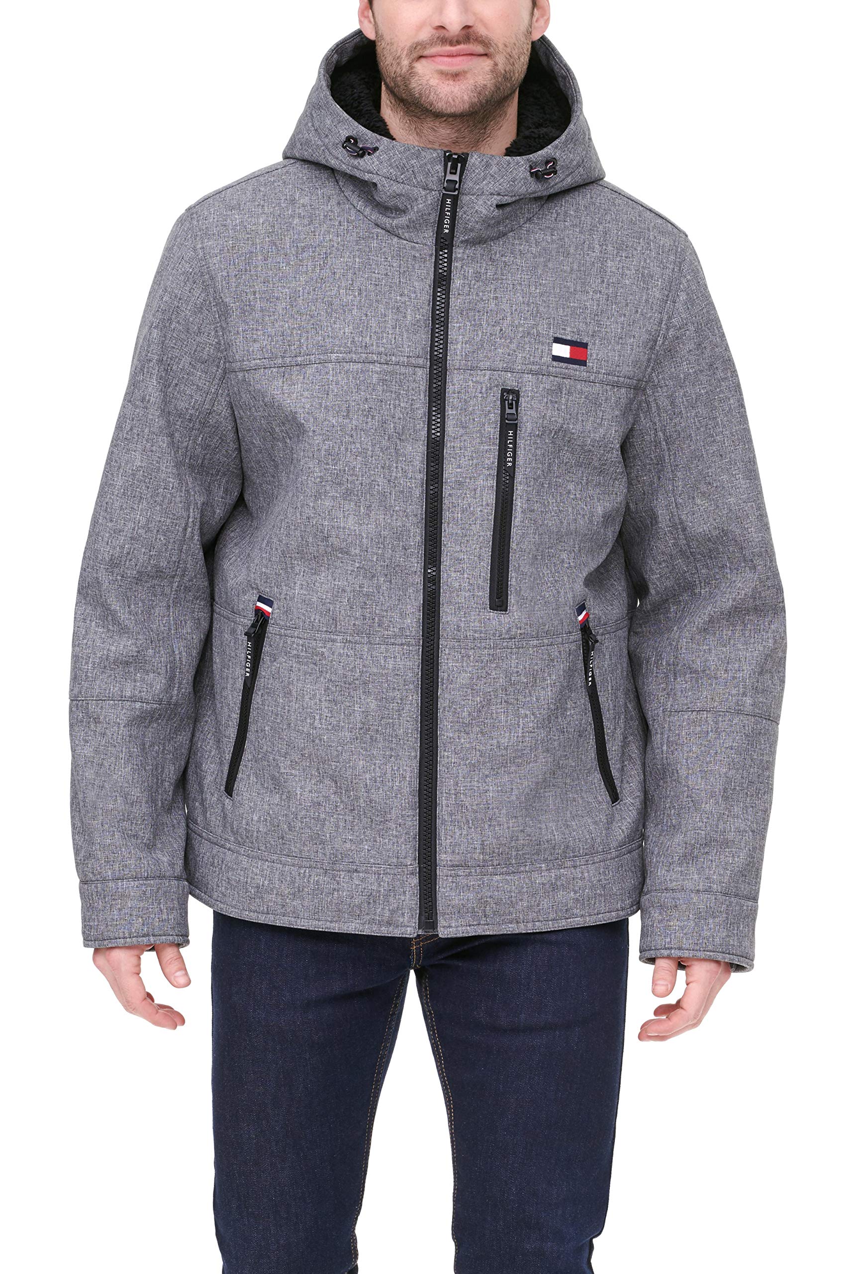 Foto 3 pulgar | Chaqueta Tommy Hilfiger Rellena De Tejido Blando Con Forro De Sherpa - Venta Internacional.