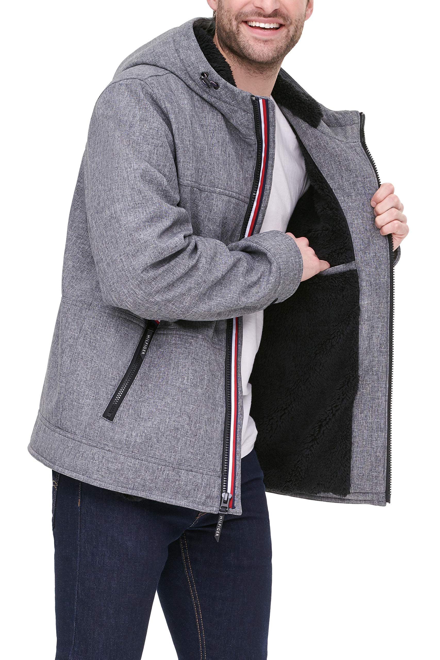 Foto 5 pulgar | Chaqueta Tommy Hilfiger Rellena De Tejido Blando Con Forro De Sherpa - Venta Internacional.