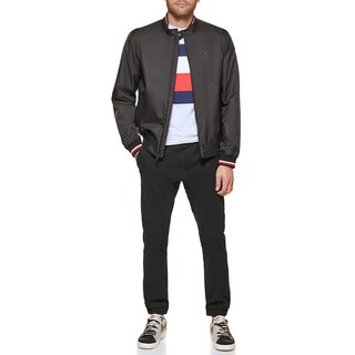 Foto 1 | Chaqueta Tipo Bomber Tommy Hilfiger, Ligera, De Punto Acanalado - Venta Internacional.