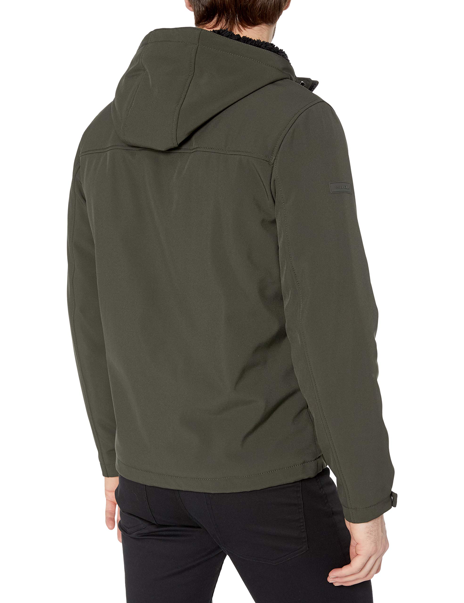 Foto 3 pulgar | Chaqueta Tommy Hilfiger Para Hombre Con Relleno Soft Shell, Color Verde Xl - Venta Internacional.