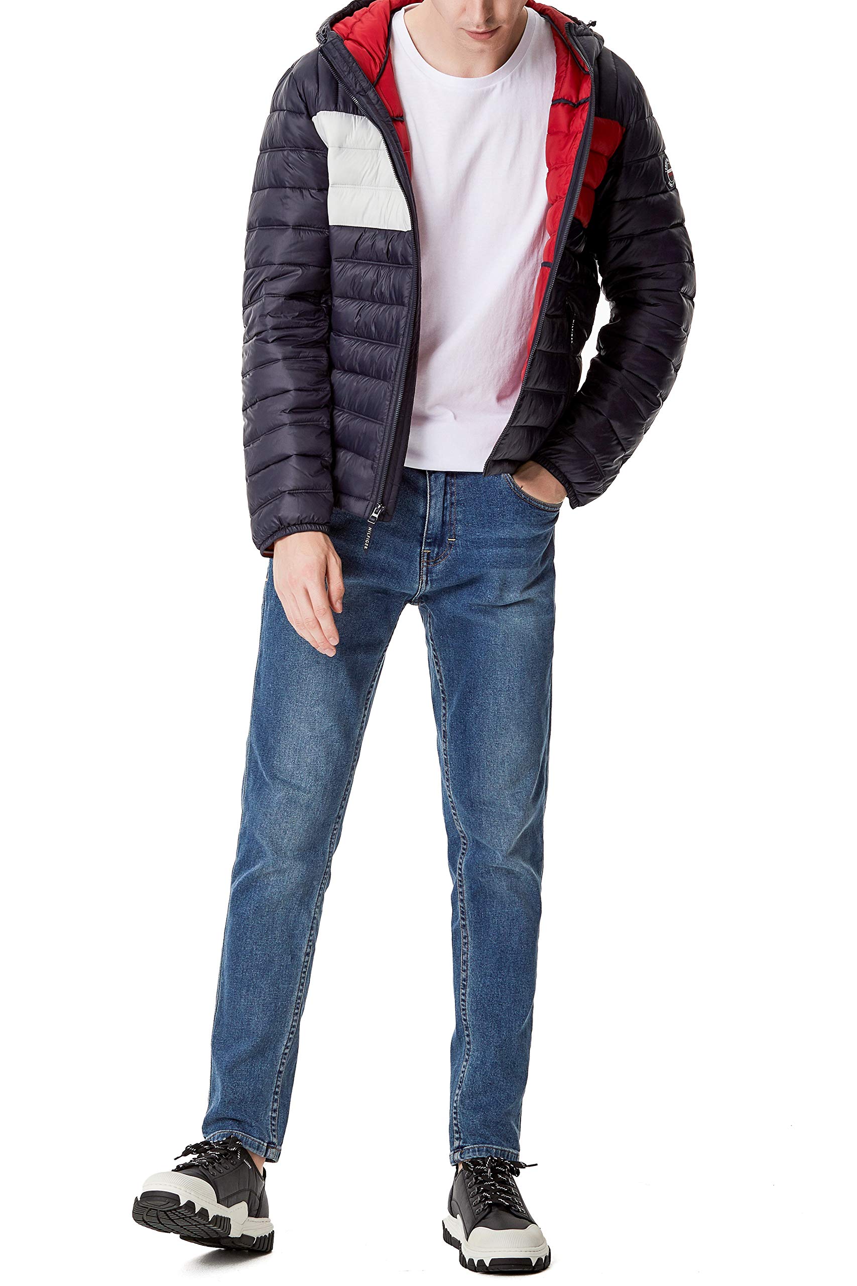 Foto 5 pulgar | Chaqueta Tommy Hilfiger Resistente Al Agua Ultra Loft Navy Para Hombre - Venta Internacional.