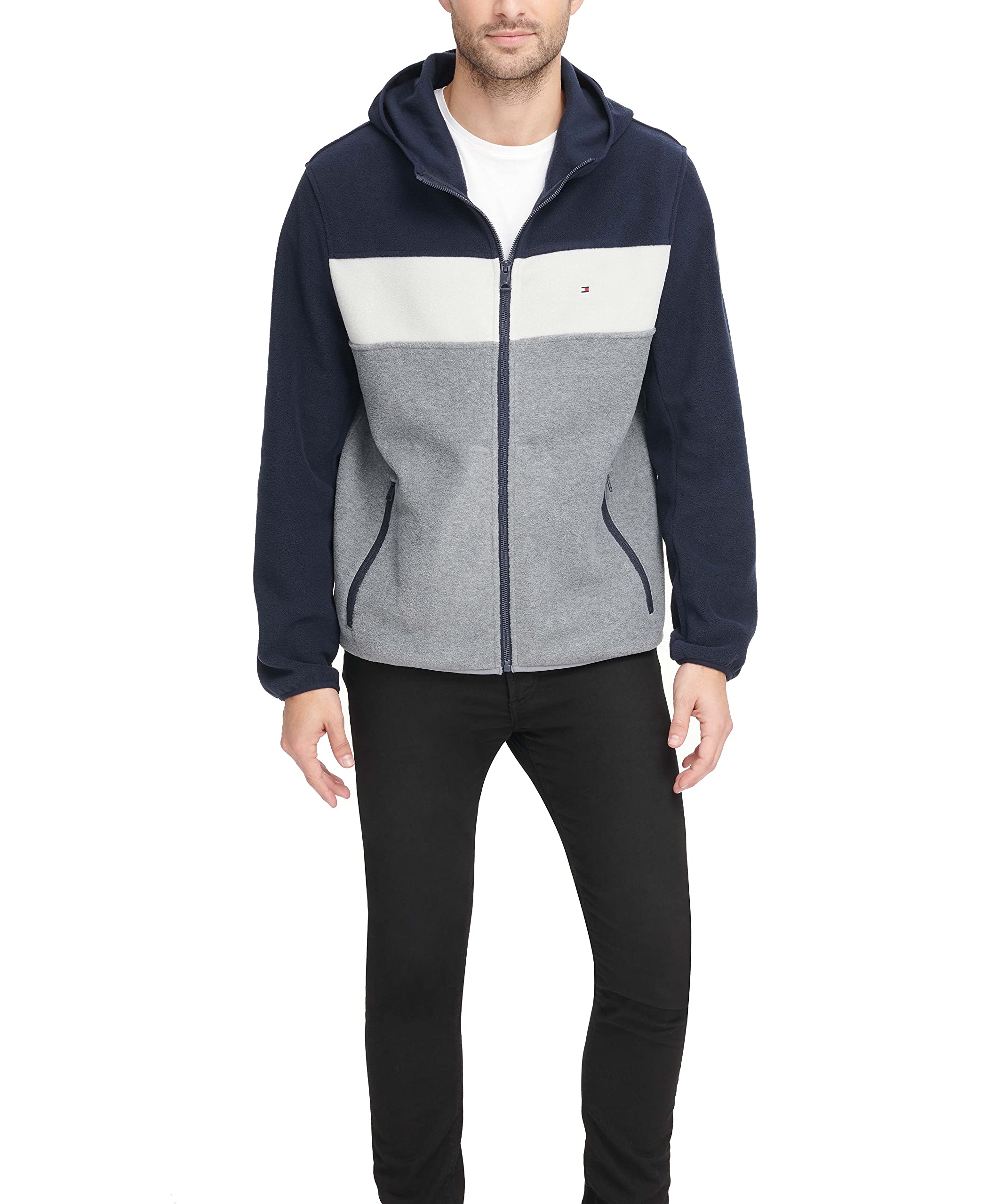 Foto 2 pulgar | Chaqueta Polar Tommy Hilfiger Hooded Performance Para Hombre - Venta Internacional.