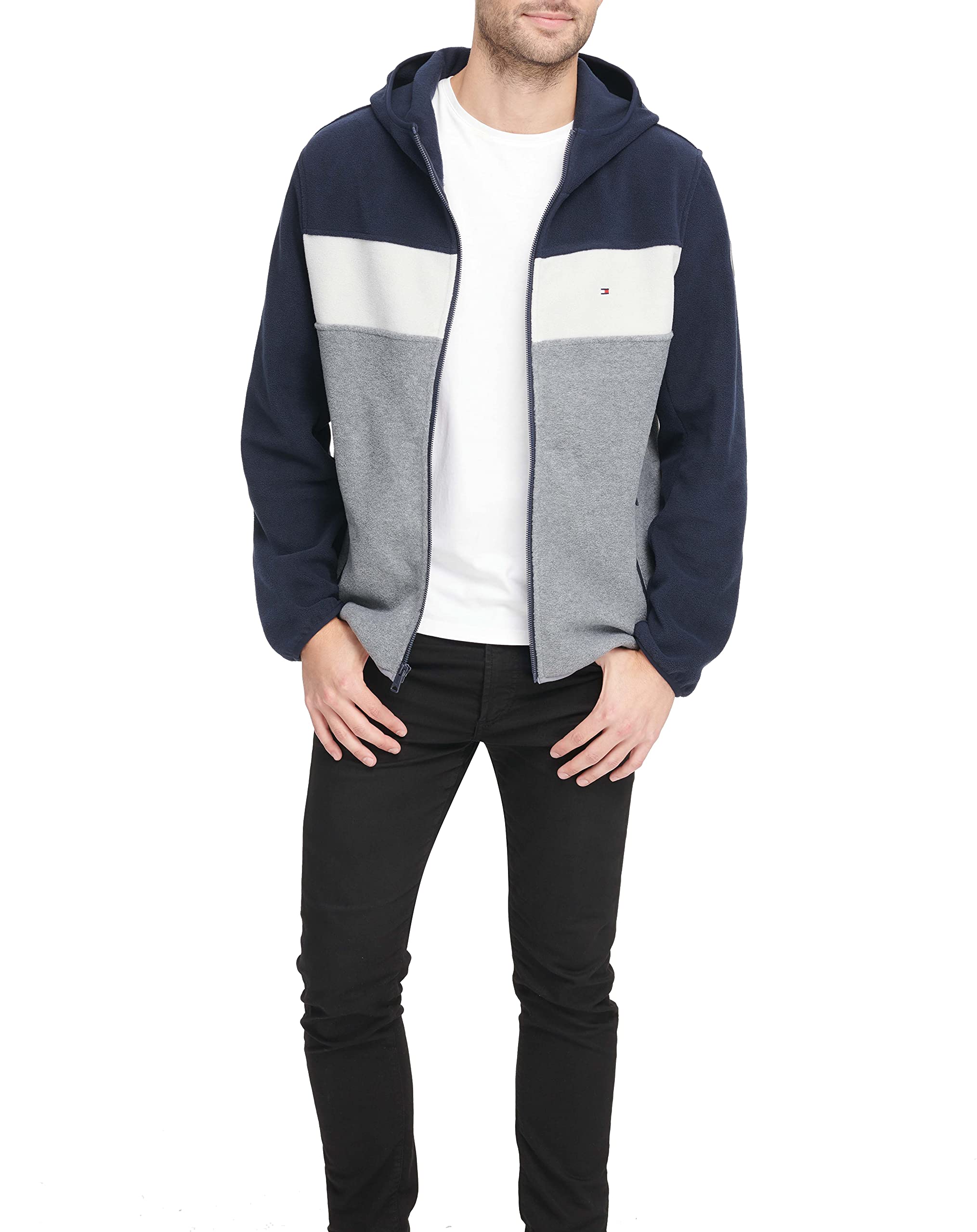 Foto 3 pulgar | Chaqueta Polar Tommy Hilfiger Hooded Performance Para Hombre - Venta Internacional.