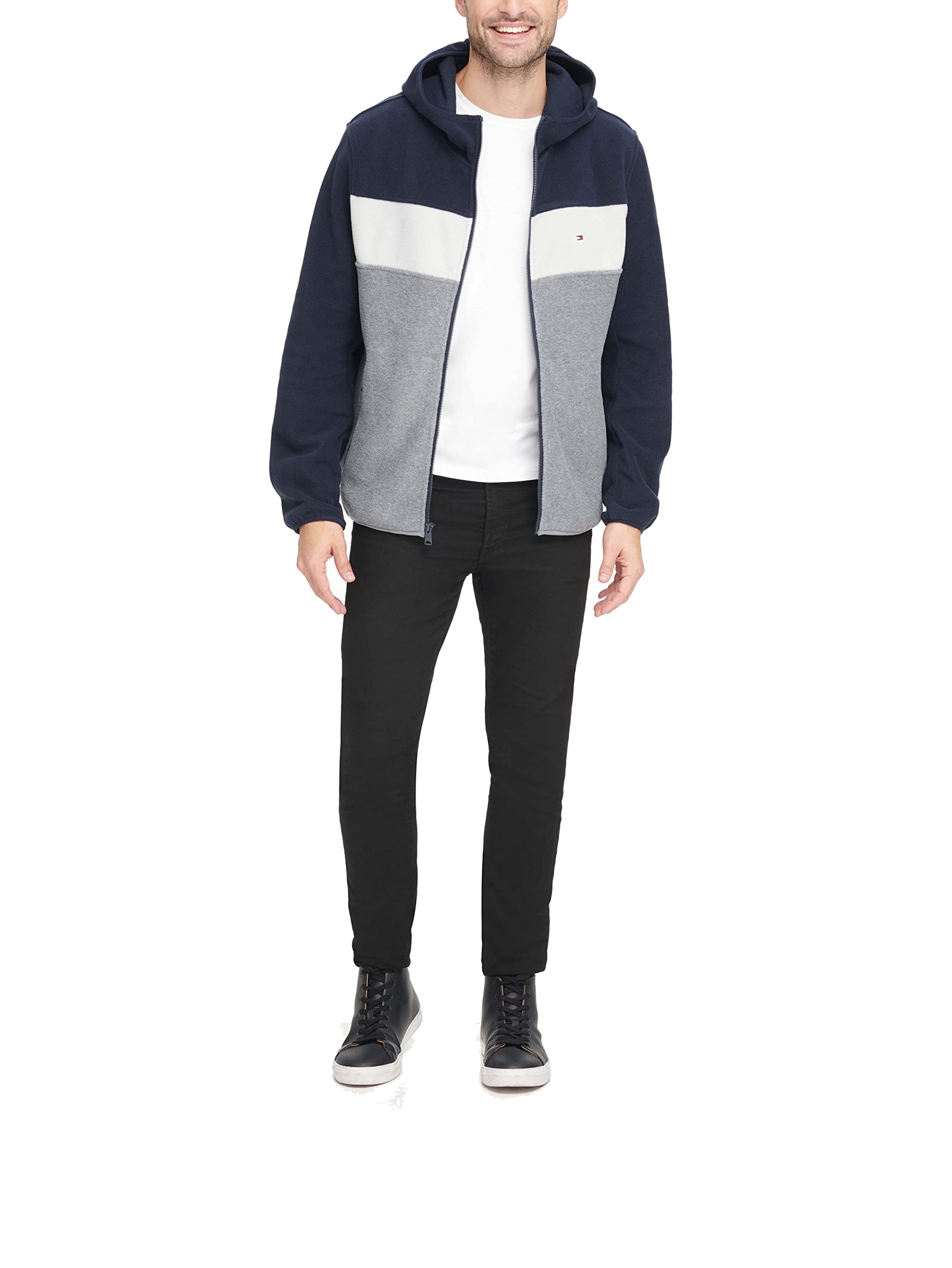 Foto 4 pulgar | Chaqueta Polar Tommy Hilfiger Hooded Performance Para Hombre - Venta Internacional.