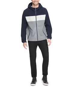 Foto 4 | Chaqueta Polar Tommy Hilfiger Hooded Performance Para Hombre - Venta Internacional.