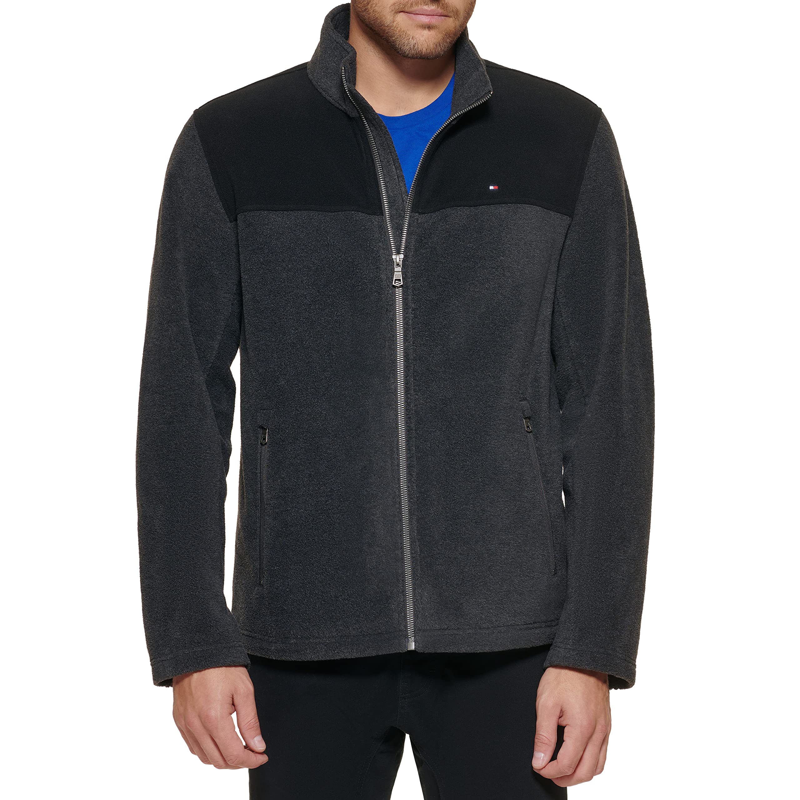 Foto 2 pulgar | Chaqueta Tommy Hilfiger Classic De Forro Polar Para Hombre, Color Negro Xl - Venta Internacional.