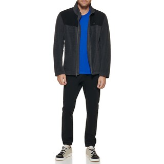 Foto 5 | Chaqueta Tommy Hilfiger Classic De Forro Polar Para Hombre, Color Negro Xl - Venta Internacional.