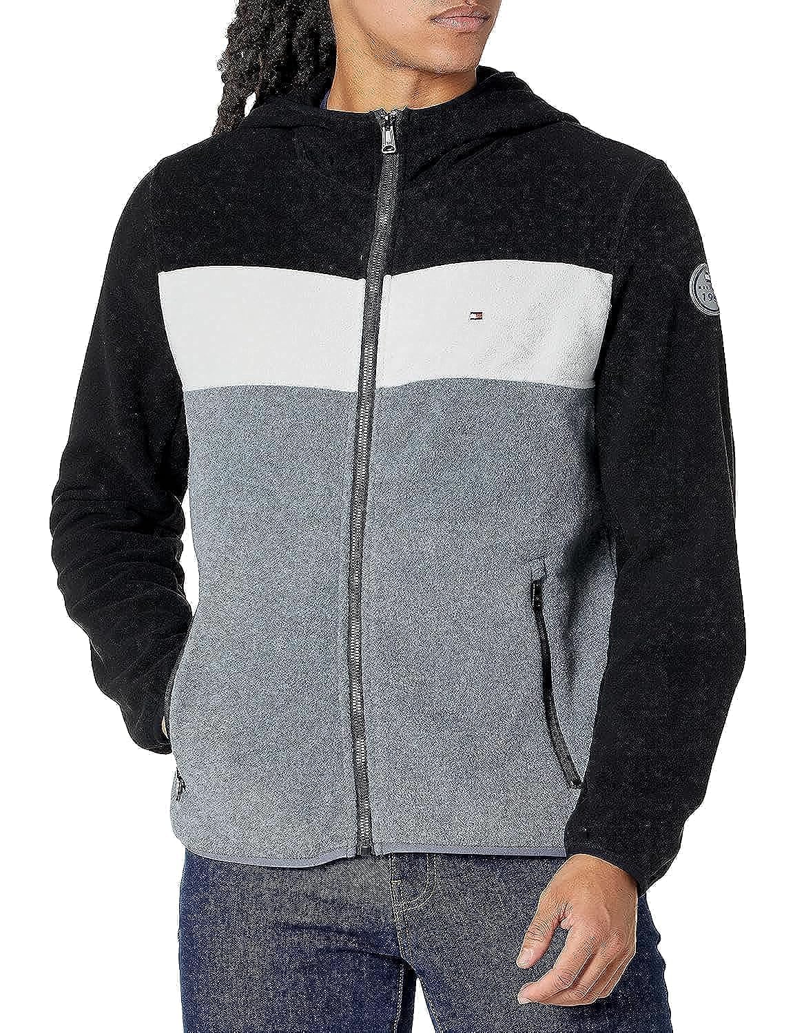 Foto 2 pulgar | Chaqueta De Forro Polar Con Capucha Tommy Hilfiger Para Hombre, Color Negro Xxxl - Venta Internacional.