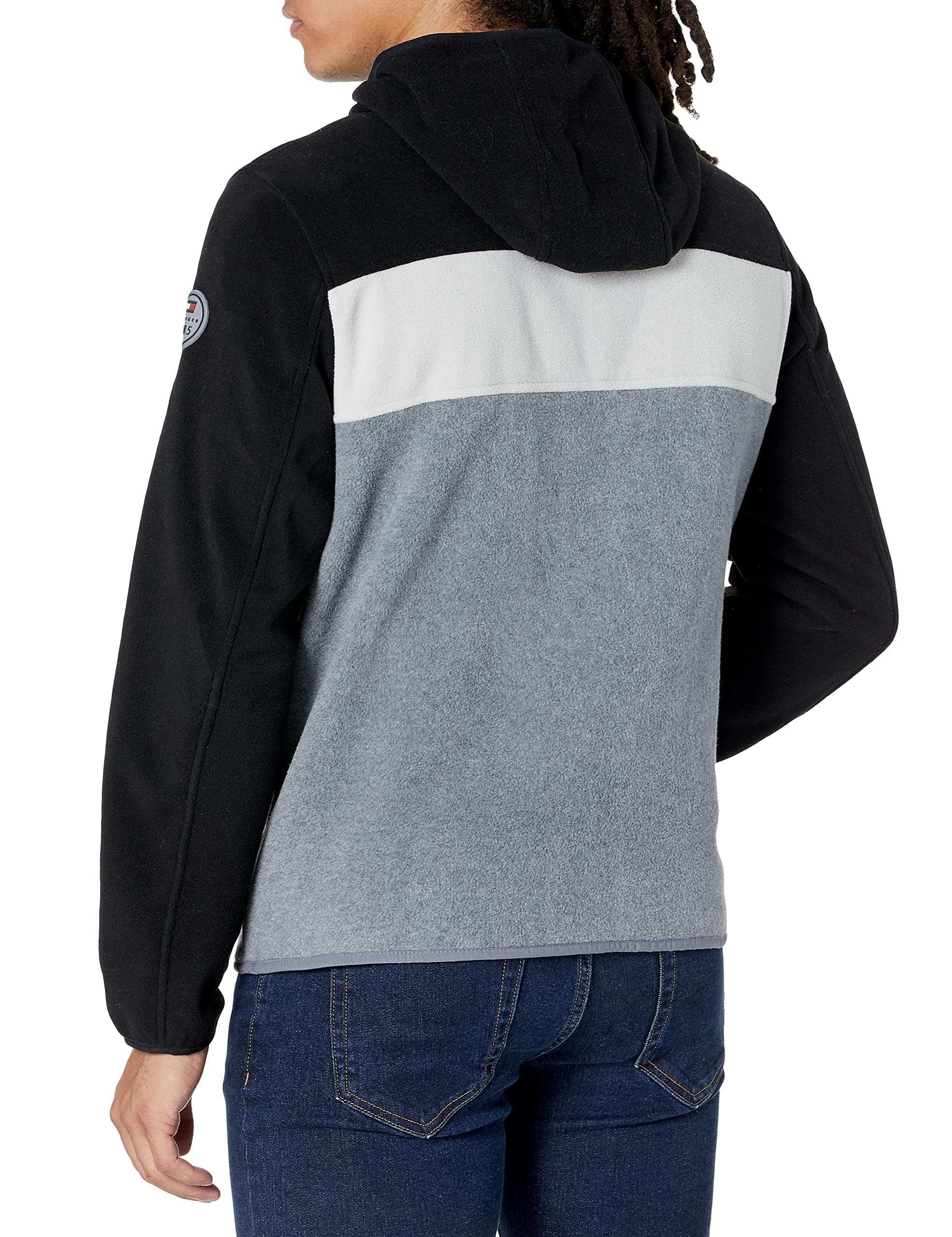 Foto 3 pulgar | Chaqueta De Forro Polar Con Capucha Tommy Hilfiger Para Hombre, Color Negro Xxxl - Venta Internacional.