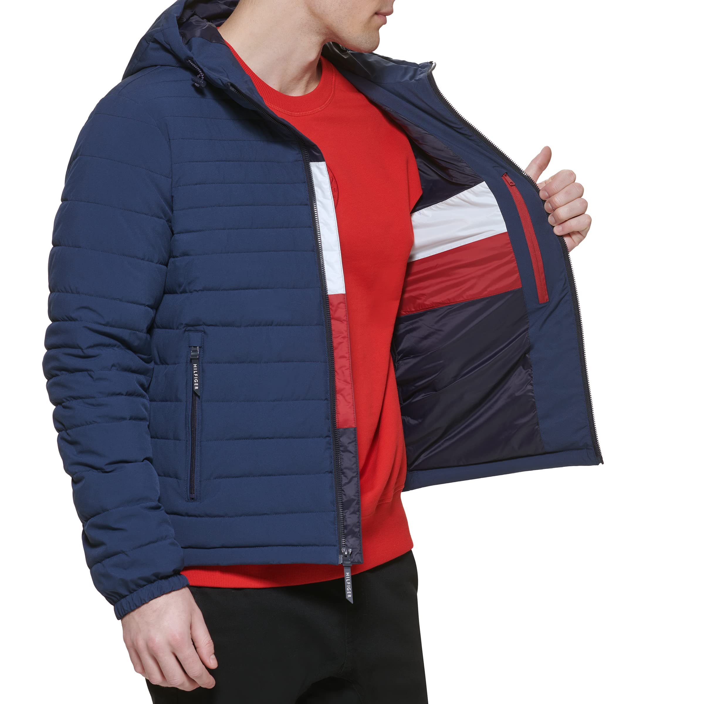 Foto 3 | Chaqueta Tommy Hilfiger para Hombre con Capucha - Venta Internacional