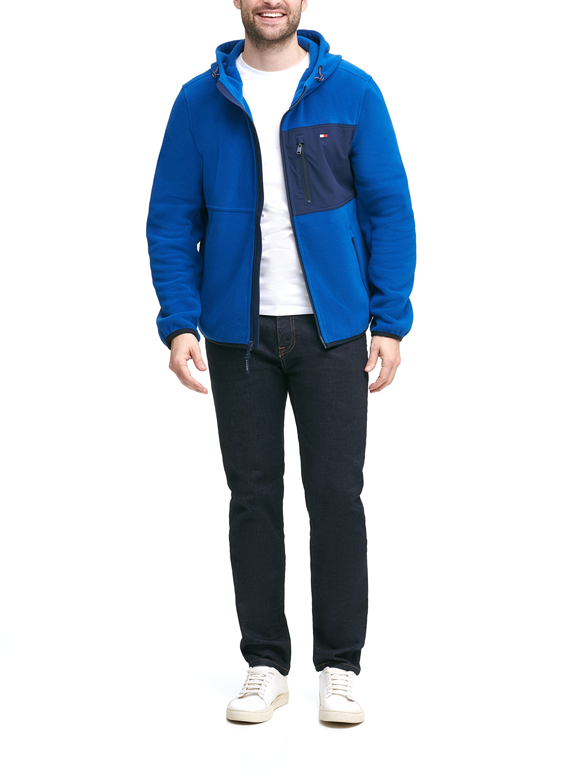 Foto 4 pulgar | Chaqueta Tommy Hilfiger De Forro Polar De Alto Rendimiento Con Capucha Para Hombre - Venta Internacional.