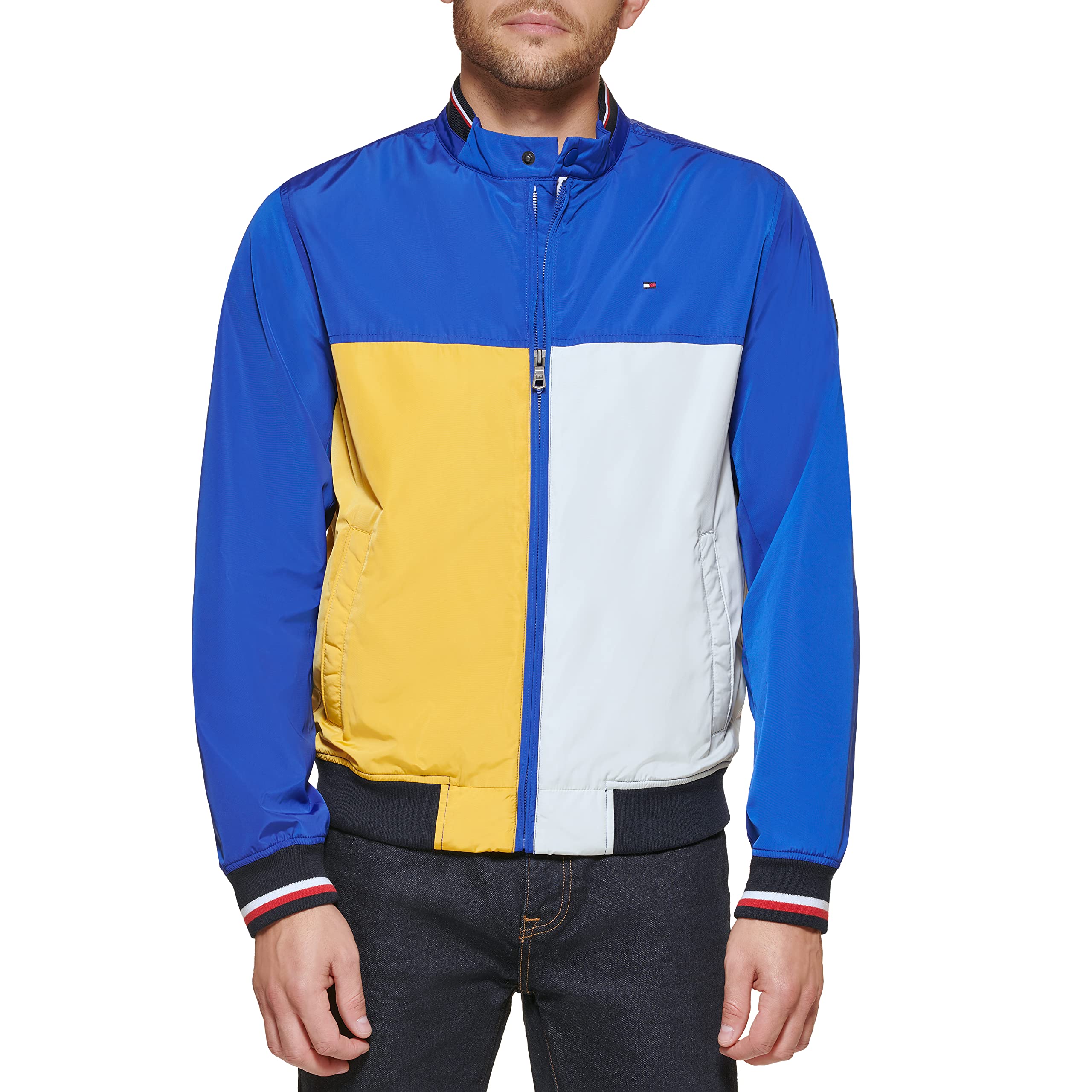 Foto 2 pulgar | Chaqueta Tipo Bomber Tommy Hilfiger, Ligera, De Punto Acanalado - Venta Internacional.