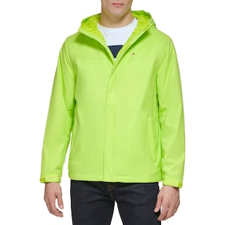 Foto 1 | Chaqueta Tommy Hilfiger, Ligera, Impermeable, Color Lima, Para Hombre - Venta Internacional.