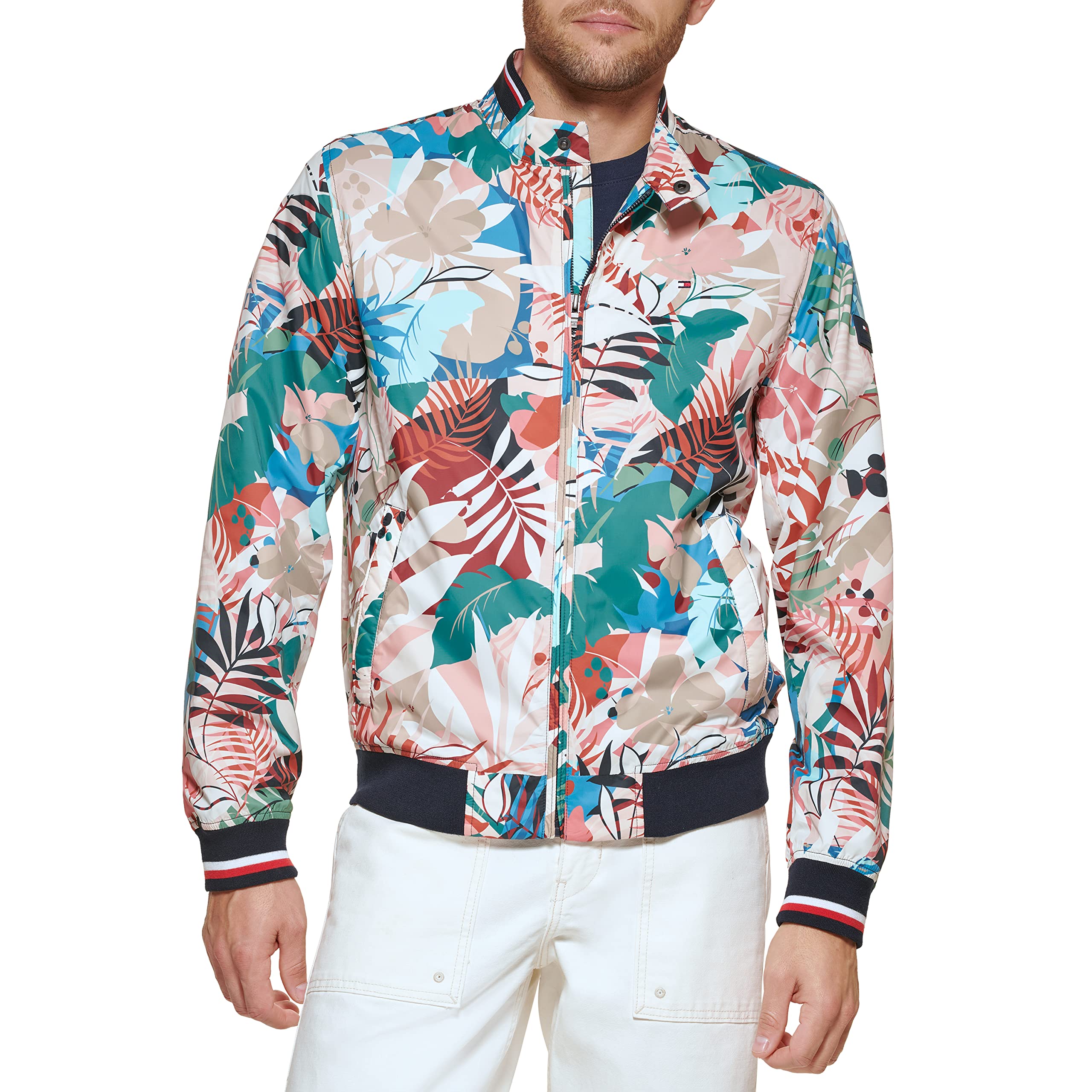 Foto 2 pulgar | Chaqueta Tipo Bomber Tommy Hilfiger, Ligera, De Punto Acanalado - Venta Internacional.