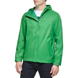 Foto 1 | Chaqueta Tommy Hilfiger Ligera Impermeable Para Hombre Verde - Venta Internacional.