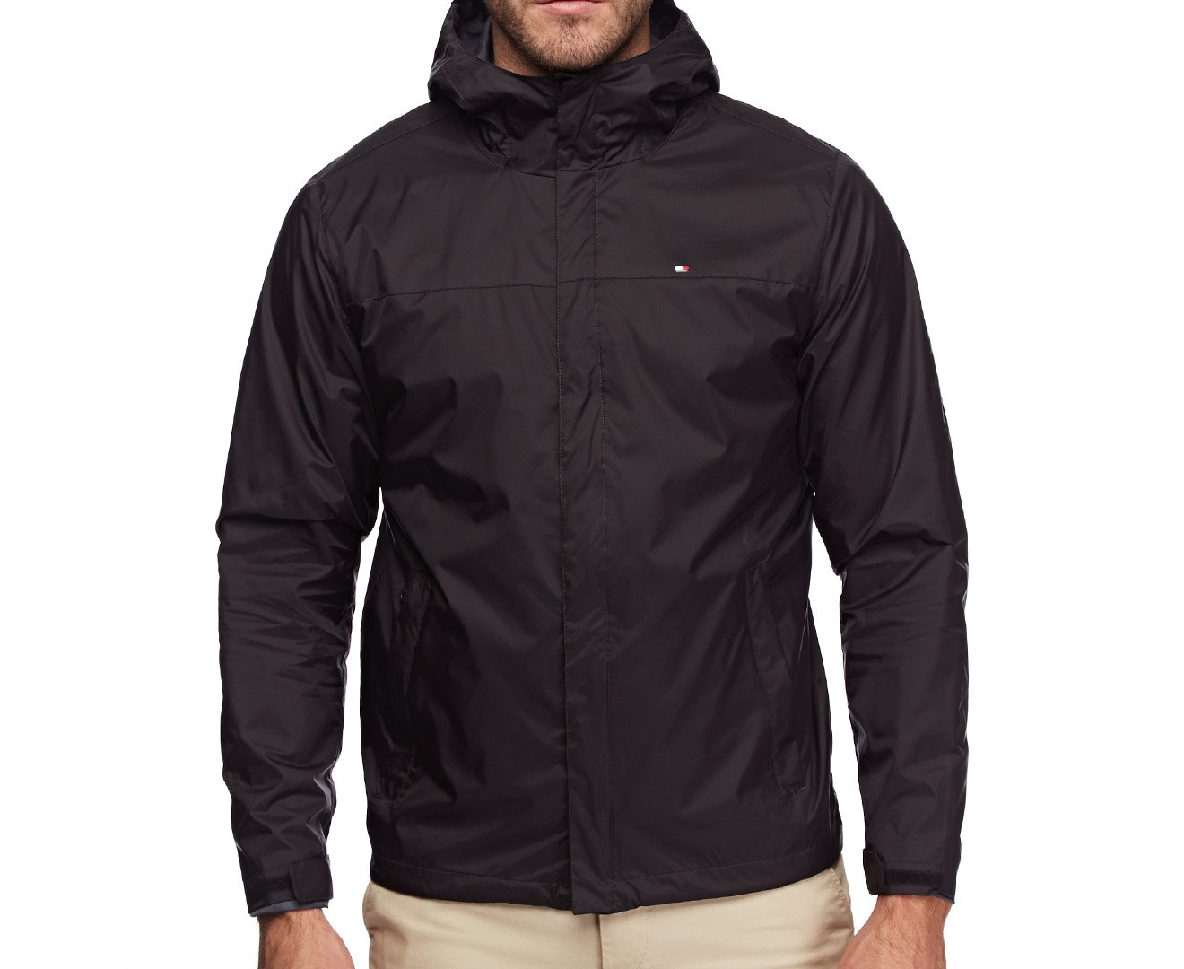Foto 4 pulgar | Chaqueta Tommy Hilfiger Ligera Negra para Hombre - Venta Internacional
