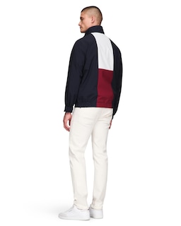 Foto 3 | Chaqueta Tommy Hilfiger Para Hombre Con La Bandera, Blusón Ligero De Poliéster - Venta Internacional.