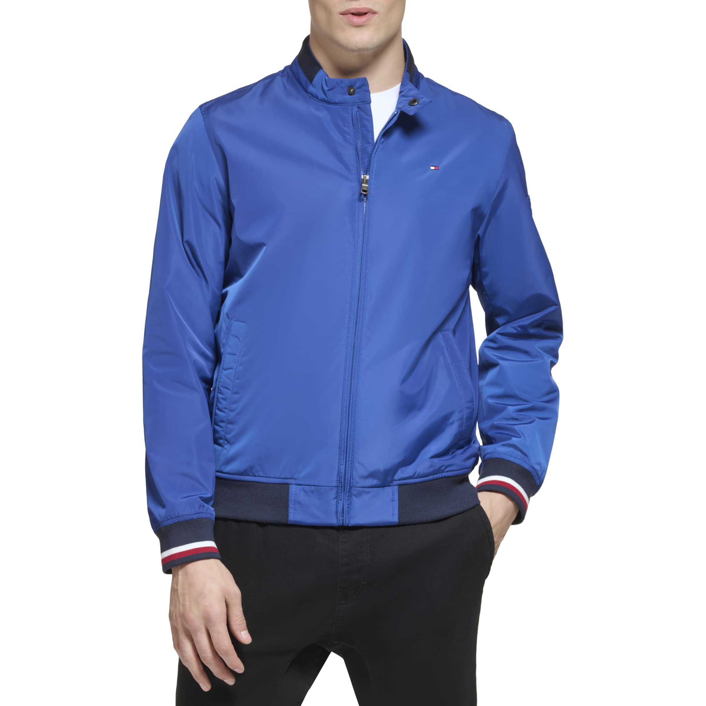 Foto 2 pulgar | Chaqueta Tipo Bomber Tommy Hilfiger, Ligera, De Punto Acanalado - Venta Internacional.