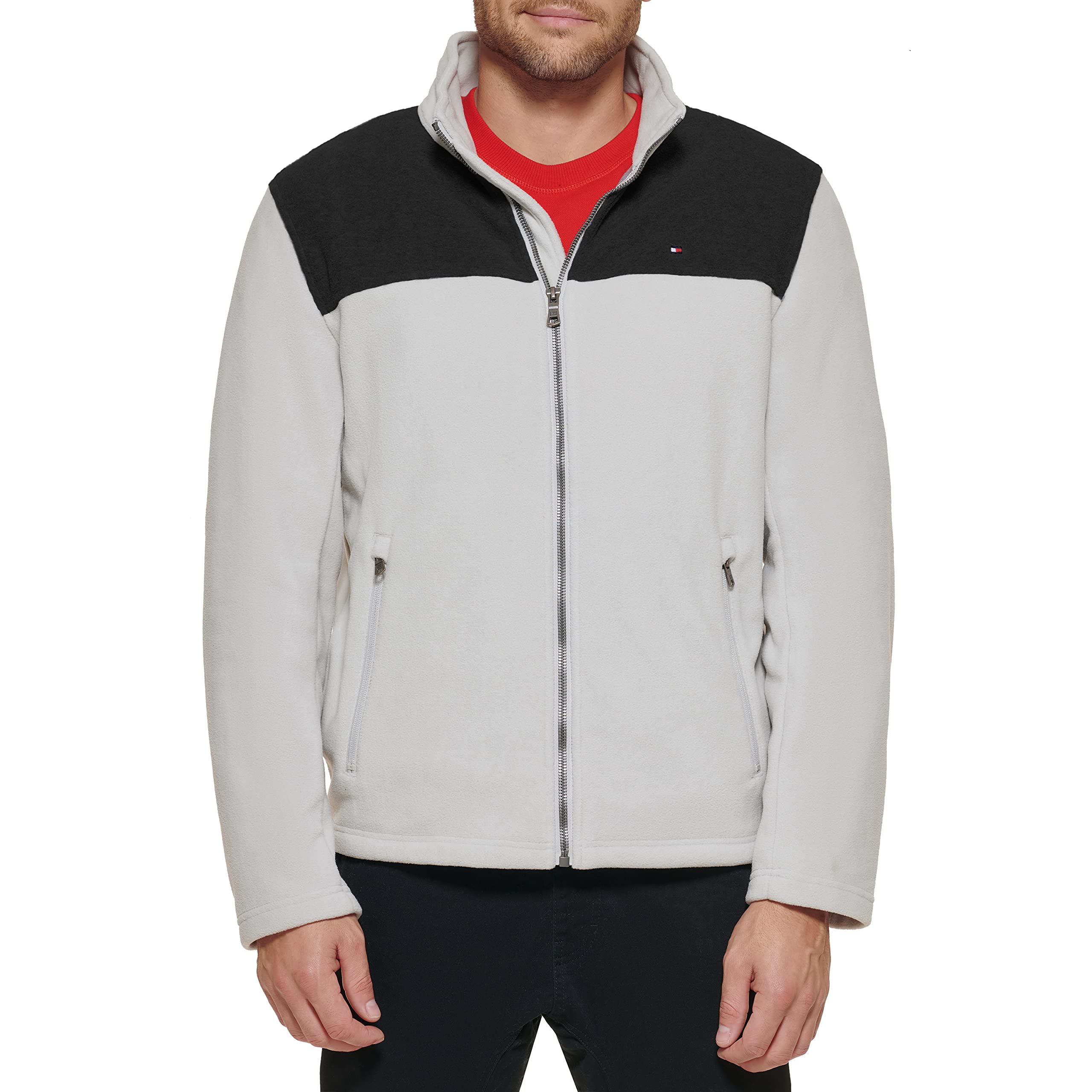 Foto 2 pulgar | Chaqueta Tommy Hilfiger Clásica De Forro Polar Con Cremallera Frontal Para Hombre - Venta Internacional.