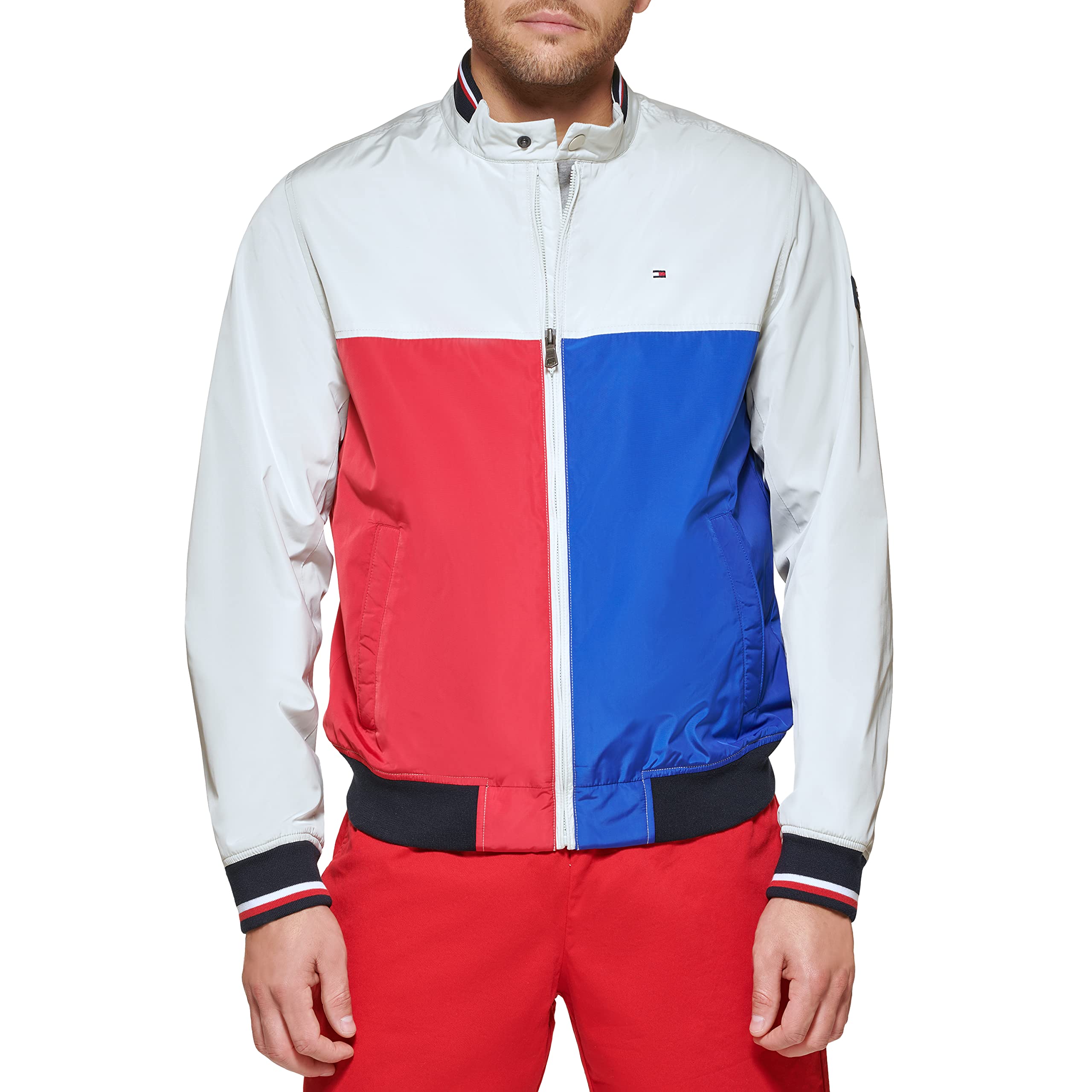Foto 1 | Chaqueta Tipo Bomber Tommy Hilfiger, Ligera, De Punto Acanalado - Venta Internacional.