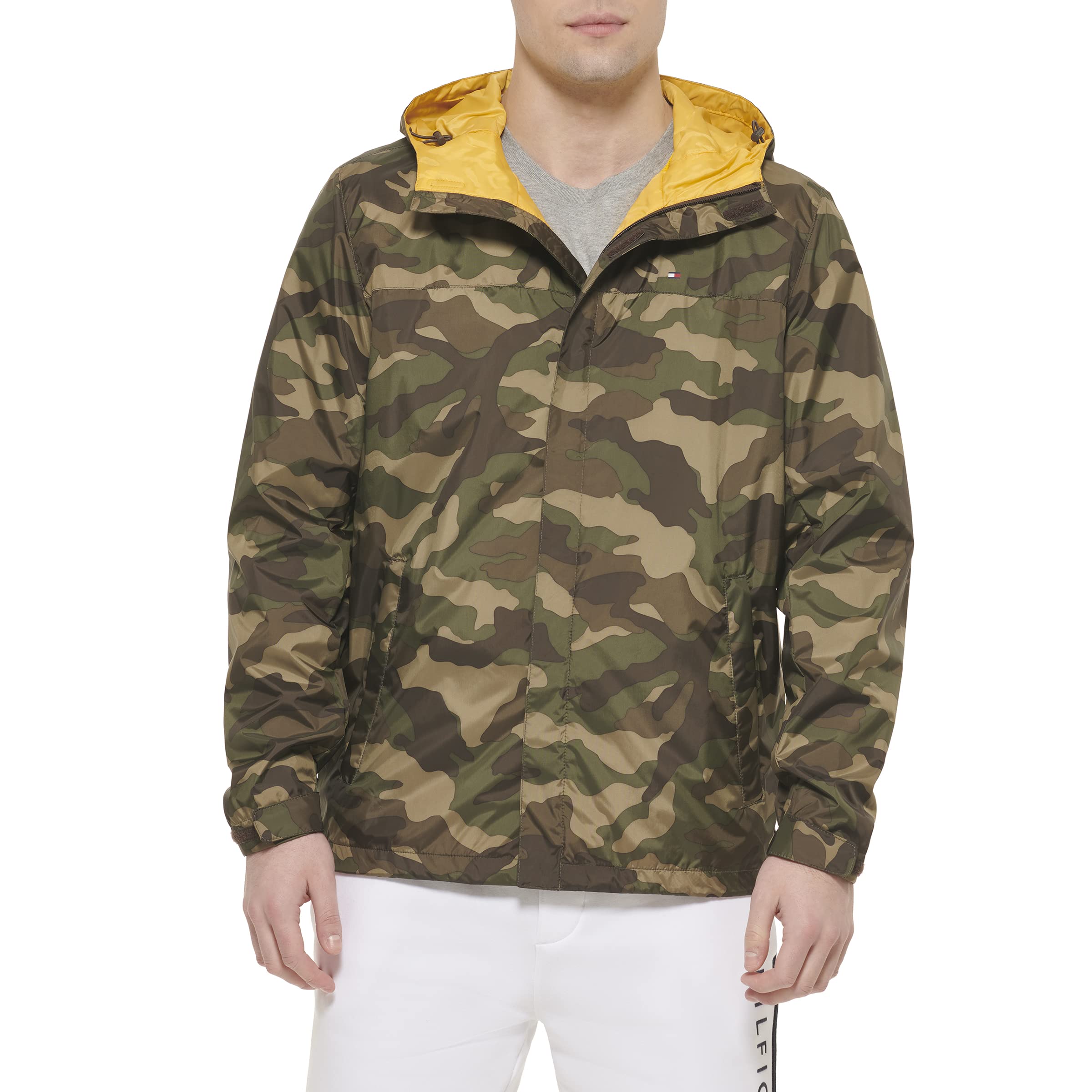 Chamarra Tommy Hilfiger Ligera Impermeable Camuflaje - Venta Internacional