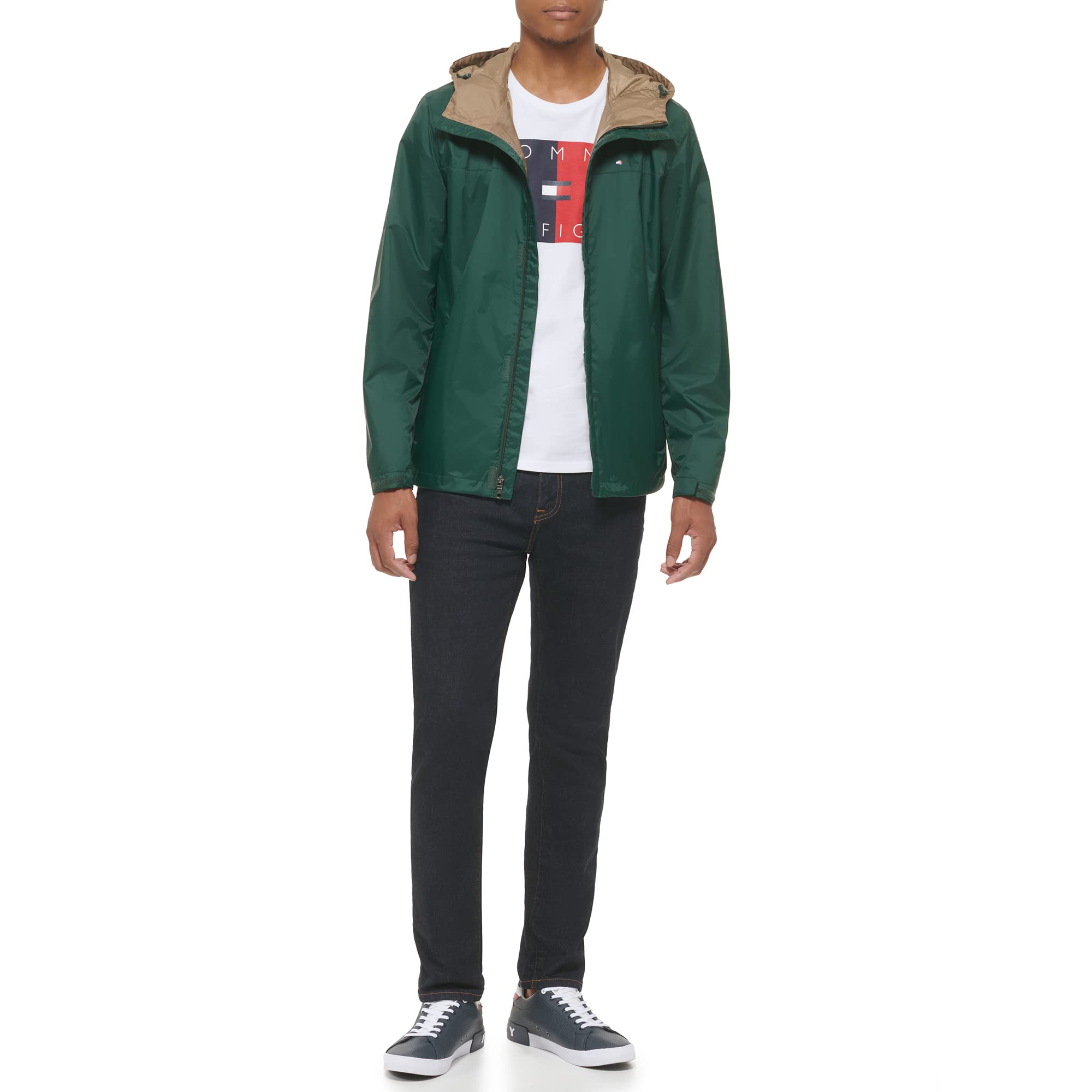 Foto 4 pulgar | Chaqueta Tommy Hilfiger Impermeable Ligera para Hombre - Venta Internacional