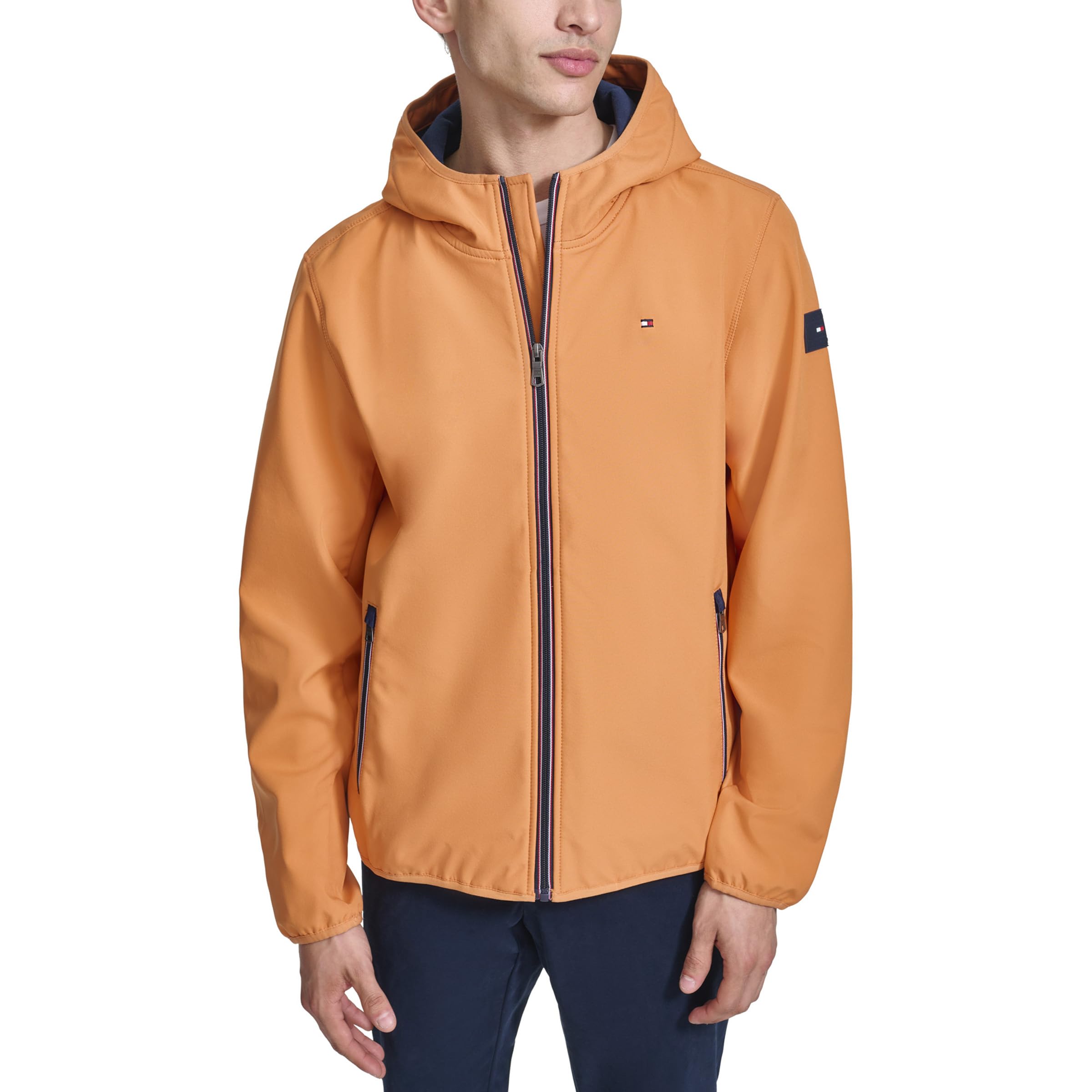 Foto 2 pulgar | Chaqueta Tommy Hilfiger Performance Soft Shell Con Capucha Para Hombre - Venta Internacional.