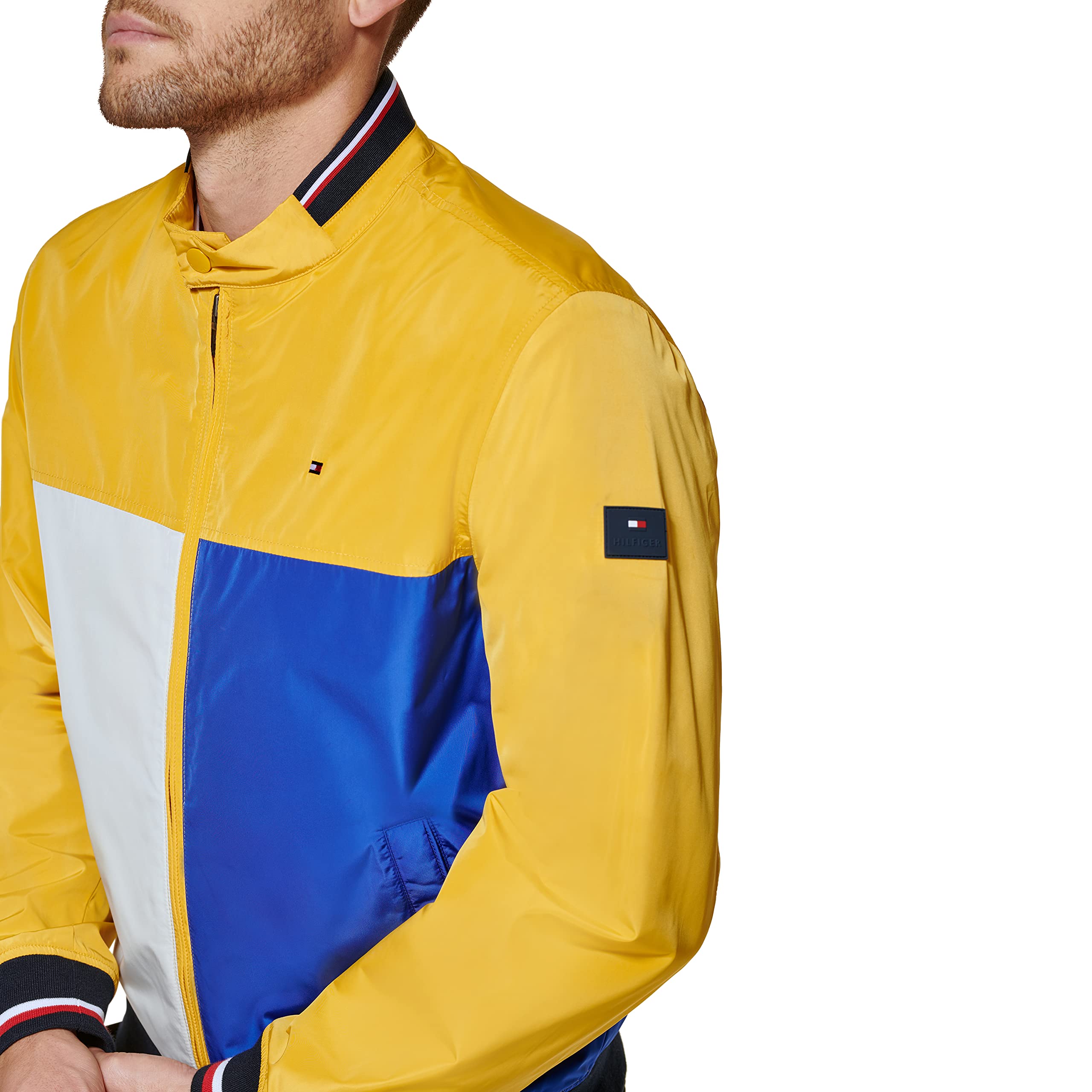 Foto 2 | Chaqueta Tipo Bomber Tommy Hilfiger, Ligera, De Punto Acanalado - Venta Internacional.