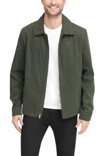 Foto 2 | Chaqueta Tommy Hilfiger Ligera De Microsarga Para Golf Para Hombre, Color Oliva Oscuro - Venta Internacional.