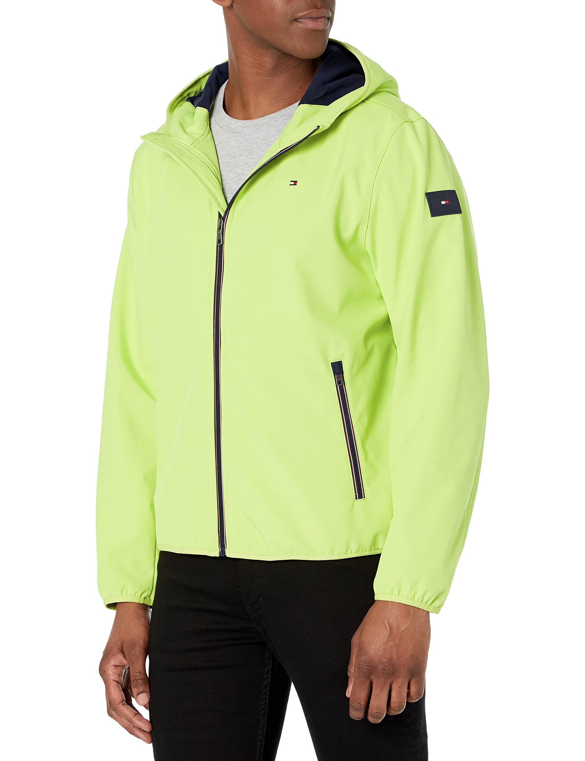 Foto 2 pulgar | Chaqueta Tommy Hilfiger Performance Soft Shell Con Capucha Para Hombre - Venta Internacional.
