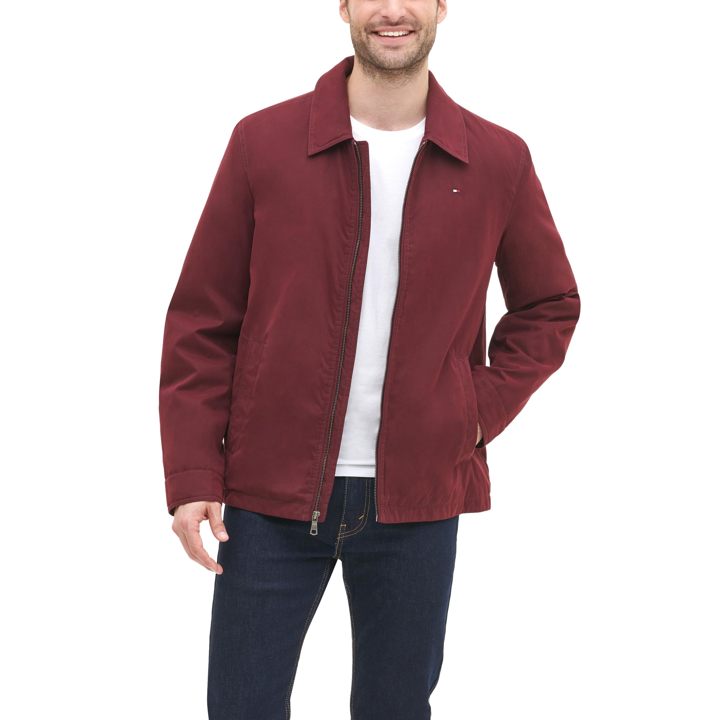 Foto 3 pulgar | Chaqueta Tommy Hilfiger Ligera De Microsarga Para Golf - Venta Internacional.