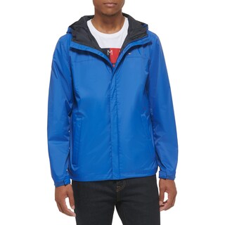 Foto 1 | Chaqueta Tommy Hilfiger Impermeable Azul para Hombre - Venta Internacional