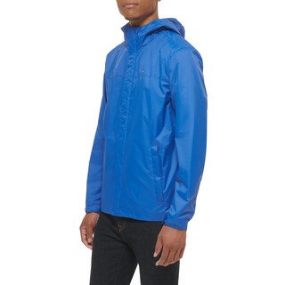 Foto 2 | Chaqueta Tommy Hilfiger Impermeable Azul para Hombre - Venta Internacional
