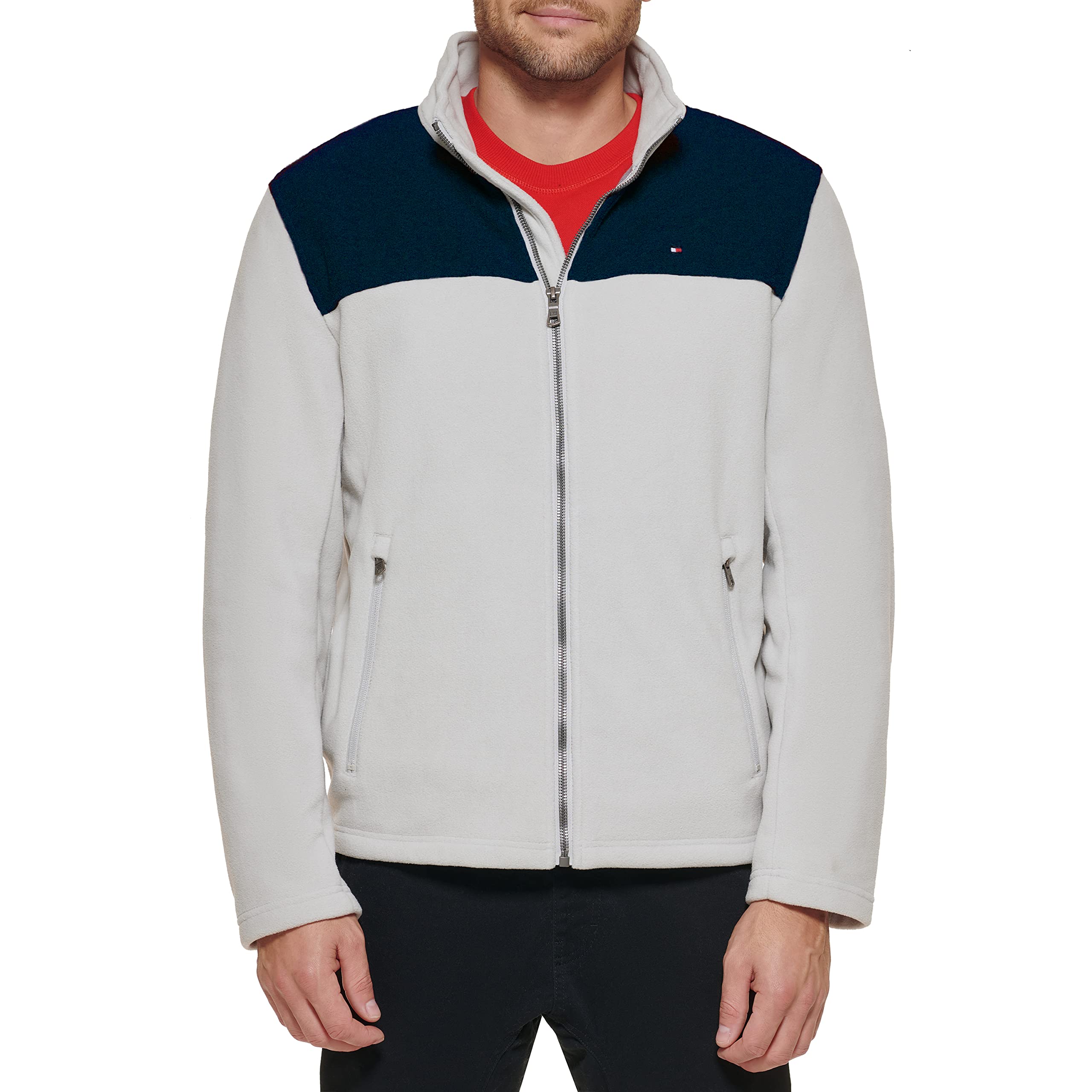 Foto 2 pulgar | Chaqueta Tommy Hilfiger Classic Con Cremallera Frontal, Forro Polar, Azul Marino - Venta Internacional.