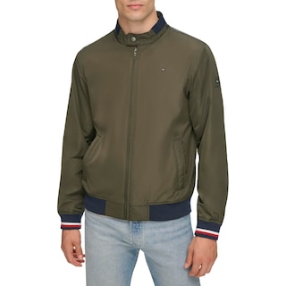 Foto 3 | Chaqueta Tipo Bomber Tommy Hilfiger, Ligera, De Punto Acanalado - Venta Internacional.