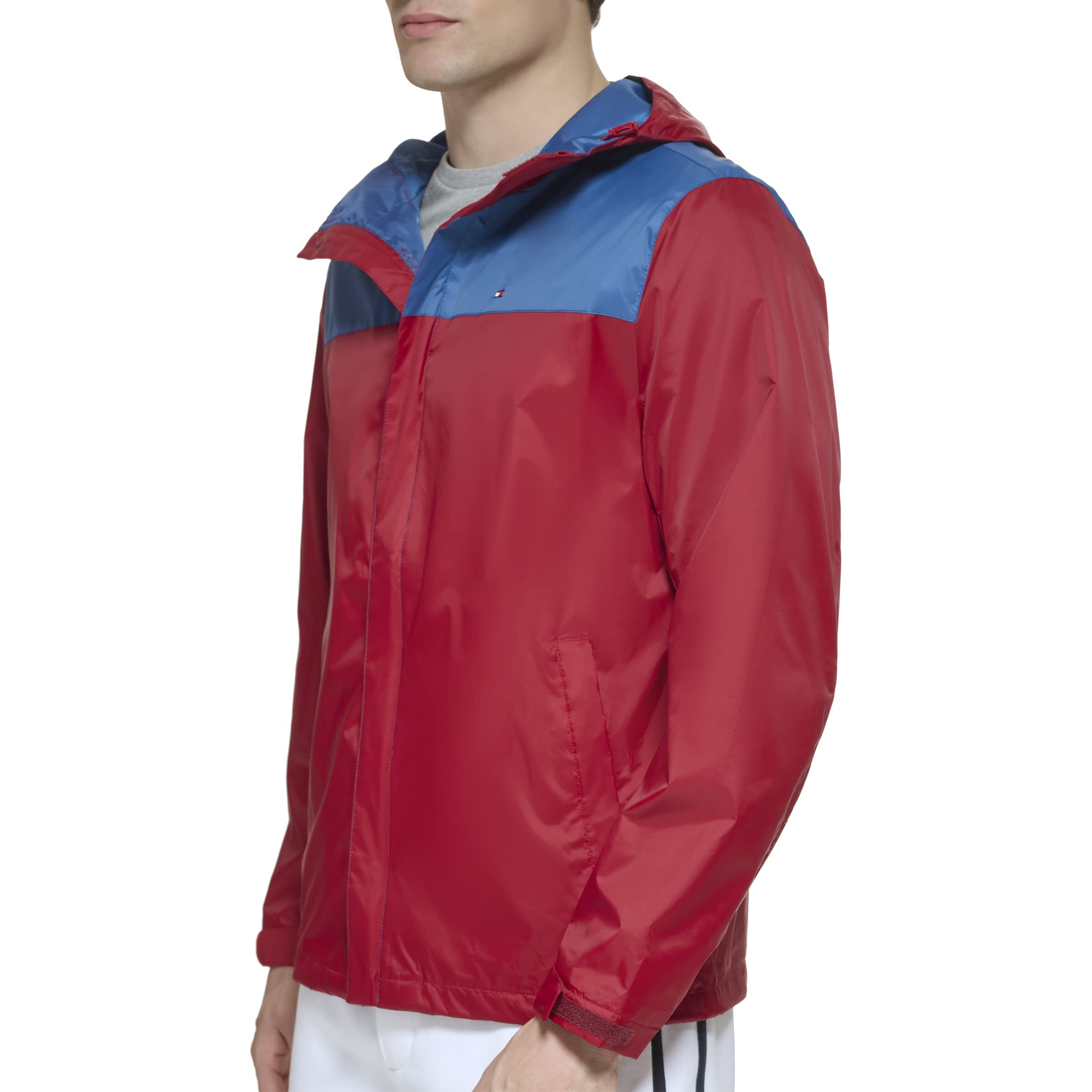 Chaqueta Tommy Hilfiger Ligera Impermeable Roja para Hombre - Venta Internacional